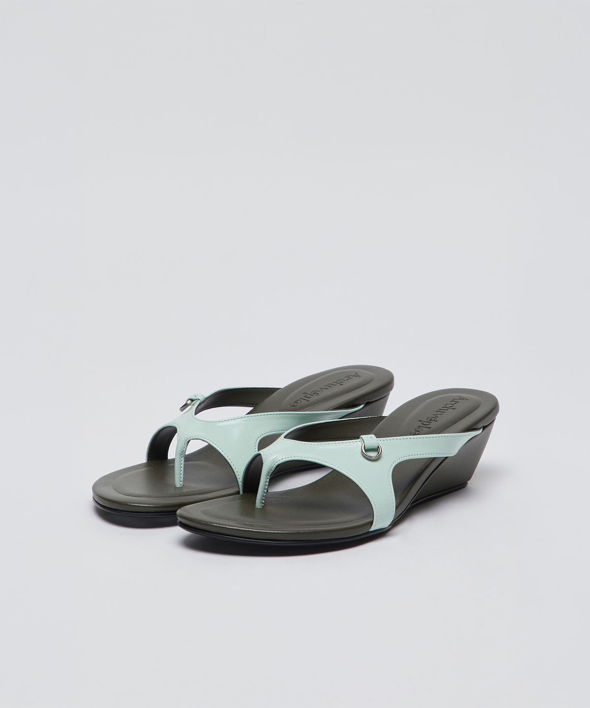아카이브앱크(ARCHIVEPKE) O-ring wedge Sandals(Cool mint)_OK2CM26051CMI