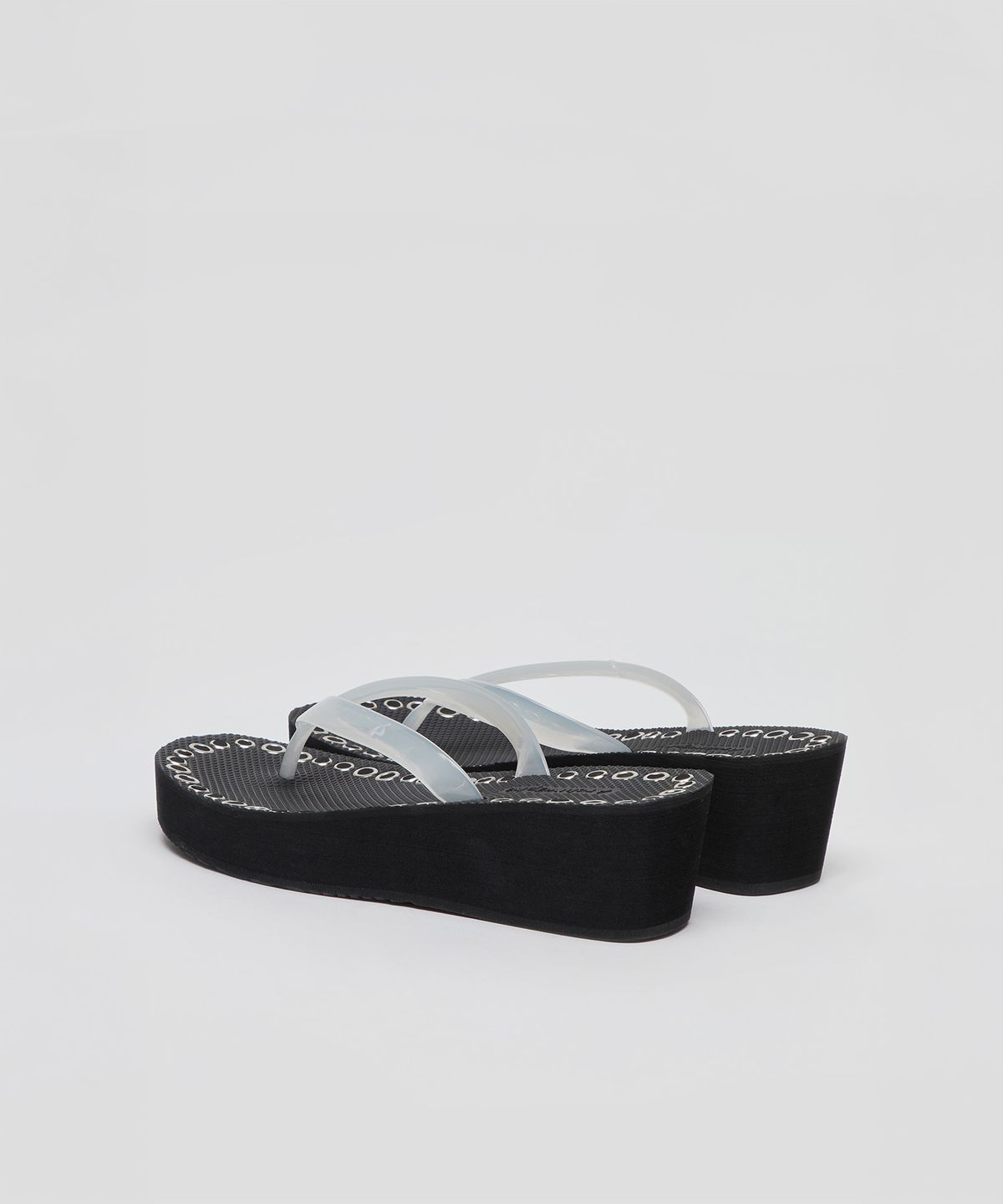 아카이브앱크(ARCHIVEPKE) Eyelet platform sandals(White)_OK2CM26052WHT