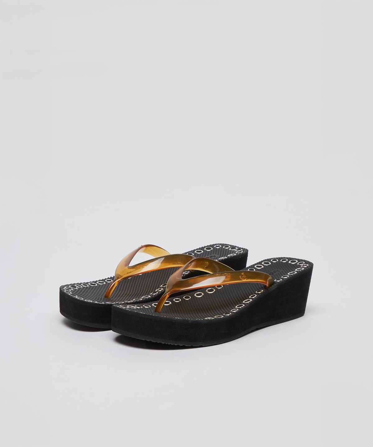 아카이브앱크(ARCHIVEPKE) Eyelet platform sandals(Orange)_OK2CM26052ORN