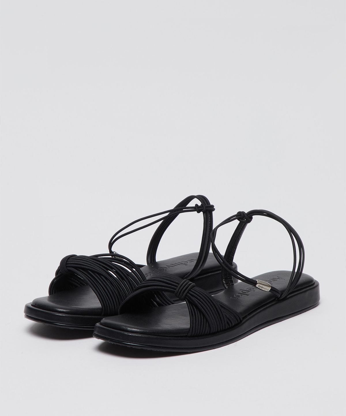 아카이브앱크(ARCHIVEPKE) Elastic string sandals(Deep sleep)_OK2AM26051BLK