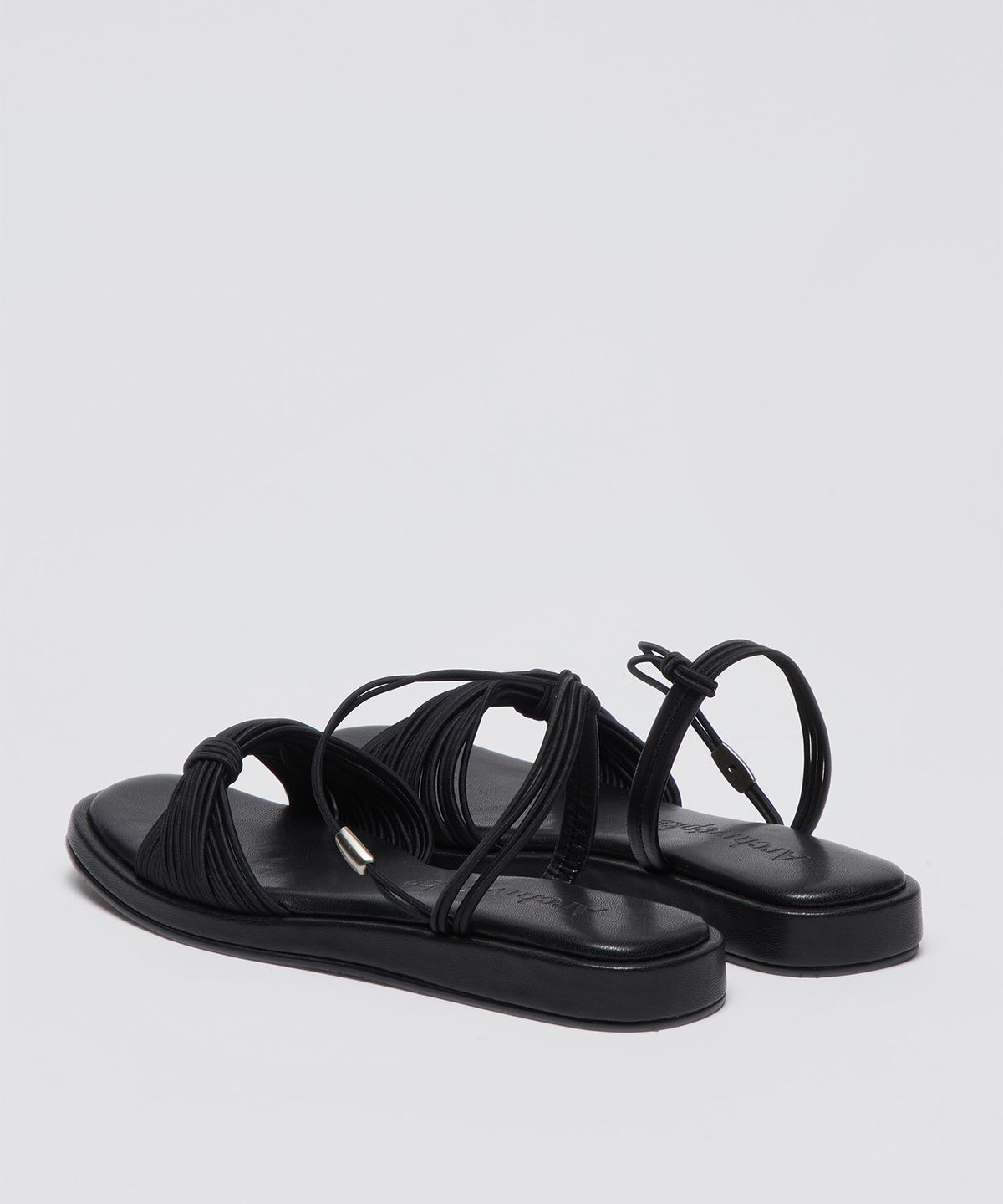 아카이브앱크(ARCHIVEPKE) Elastic string sandals(Deep sleep)_OK2AM26051BLK