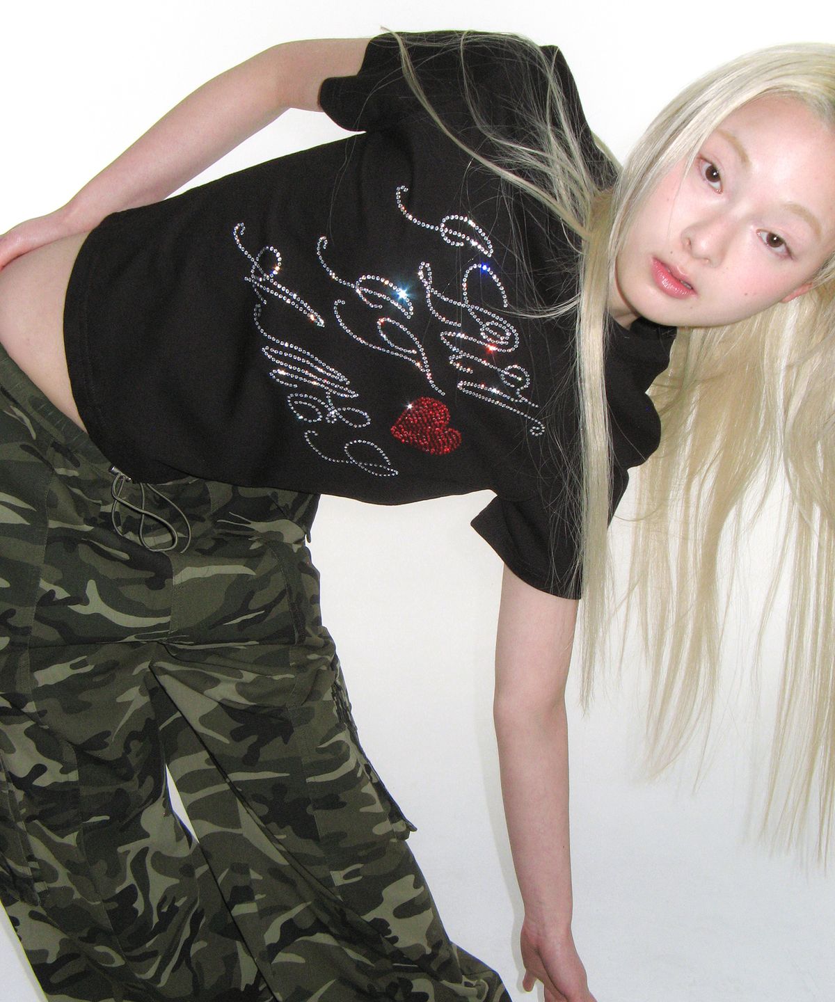 아메스 월드와이드(AMES-WORLDWIDE) OVER FIT CARGO PANTS CAMO