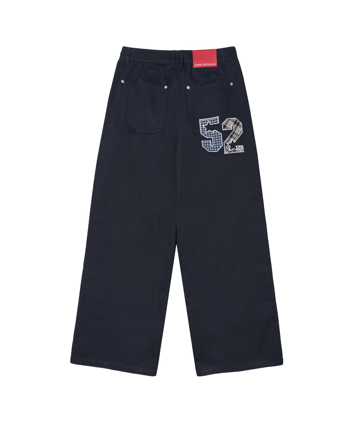 아메스 월드와이드(AMES-WORLDWIDE) 52 WIDE COTTON PANTS NAVY