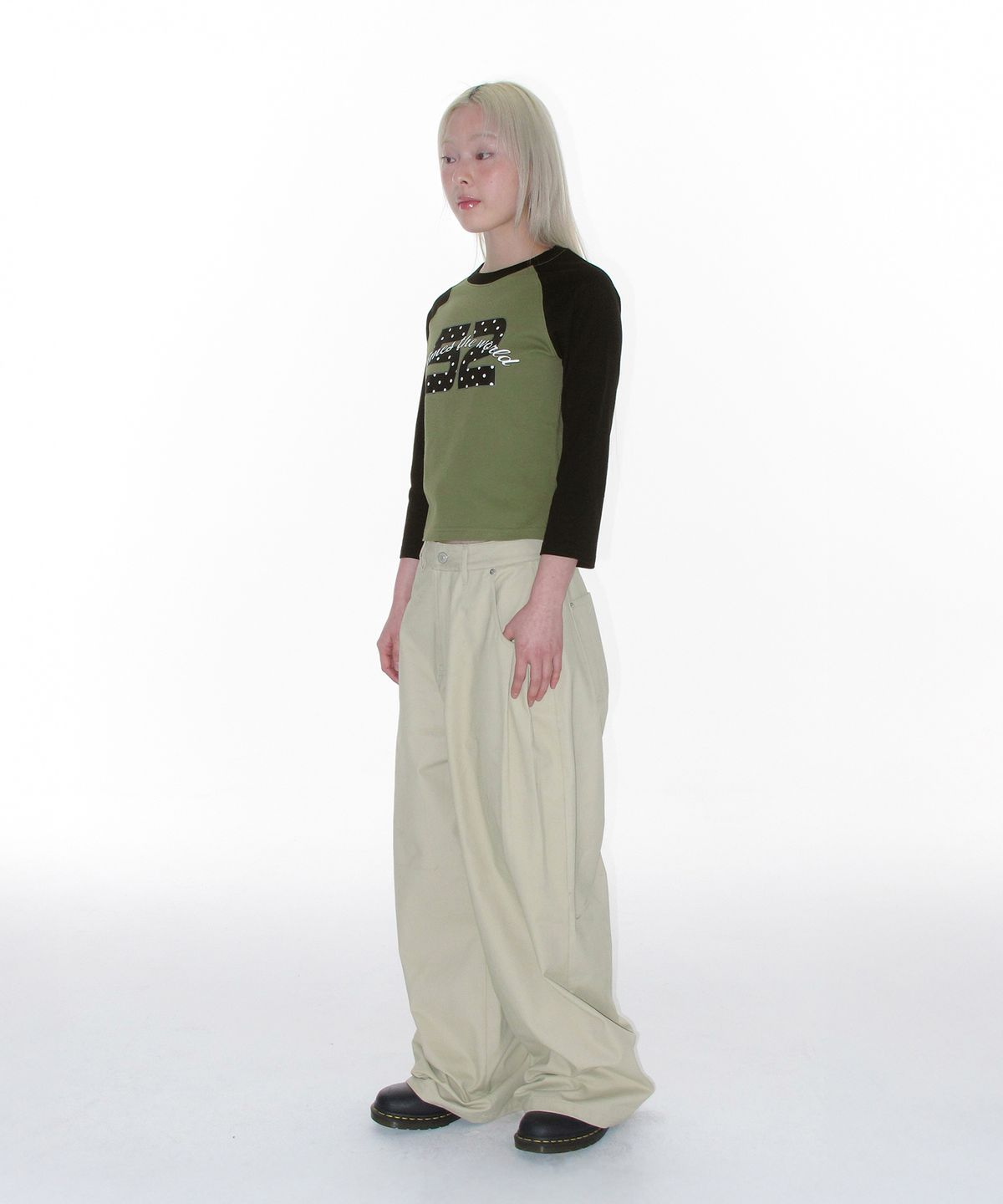 아메스 월드와이드(AMES-WORLDWIDE) 52 WIDE COTTON PANTS BEIGE