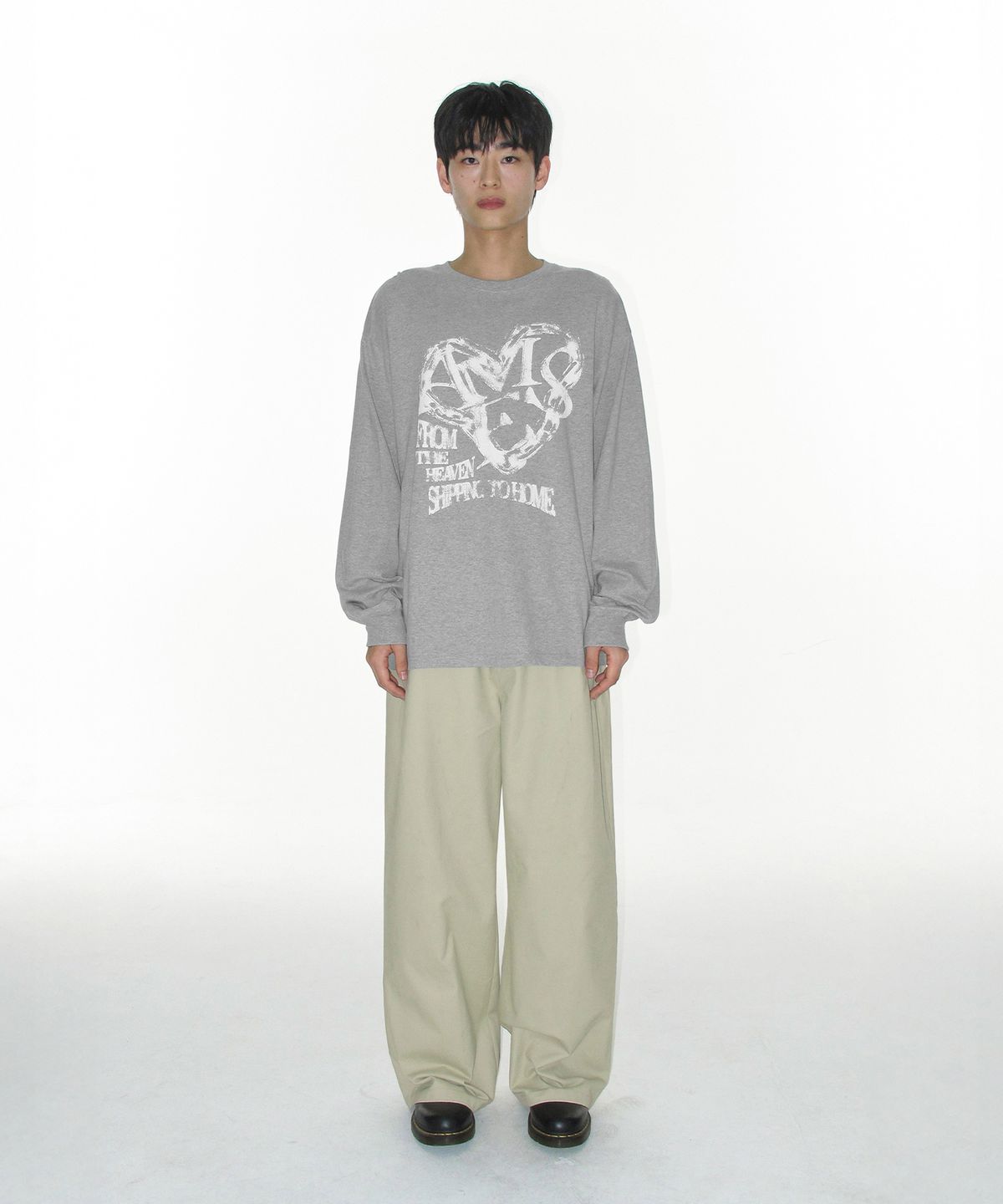 아메스 월드와이드(AMES-WORLDWIDE) 52 WIDE COTTON PANTS BEIGE