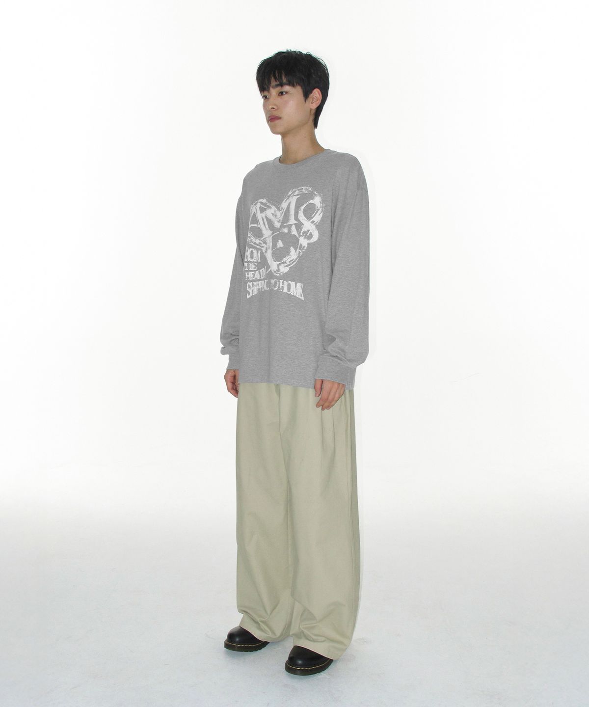 아메스 월드와이드(AMES-WORLDWIDE) 52 WIDE COTTON PANTS BEIGE