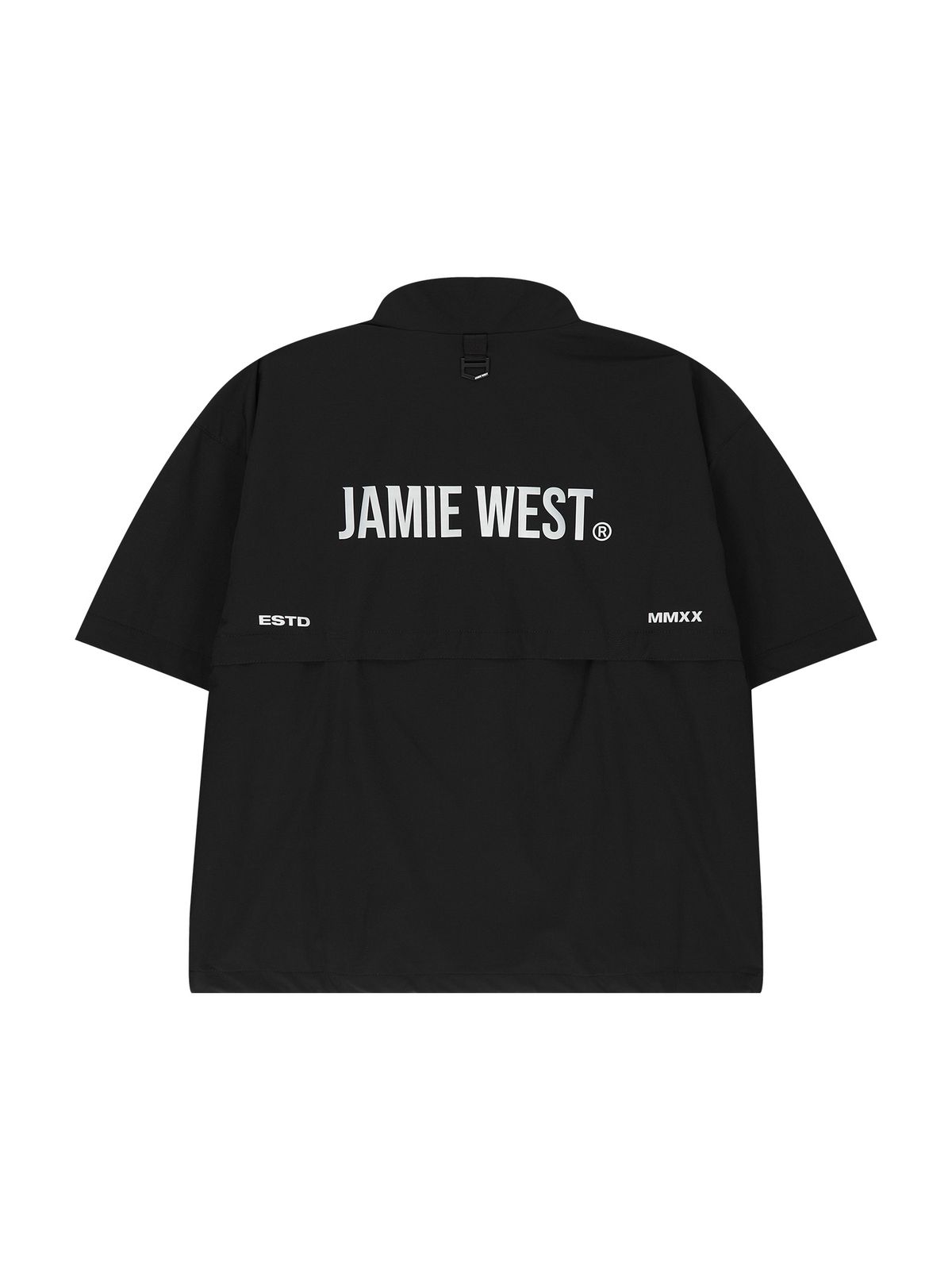 제이미웨스트(JAMIE WEST) 나일론 디테쳐블 더블집업 윈드브레이커 (블랙)