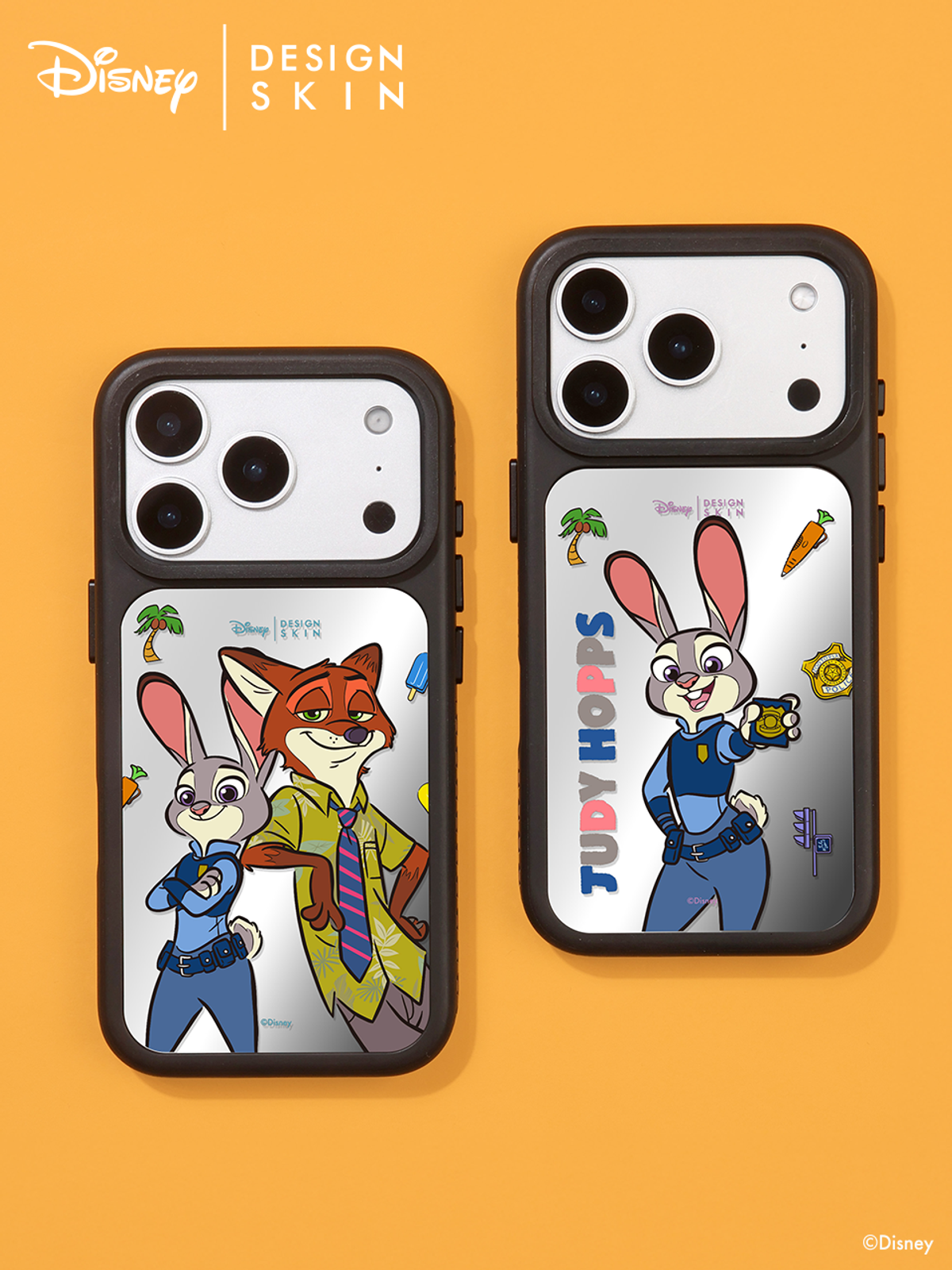 디자인스킨(DESIGNSKIN) [그래픽마켓][디즈니] 맥세이프 미러 그래픽 케이스_주토피아2