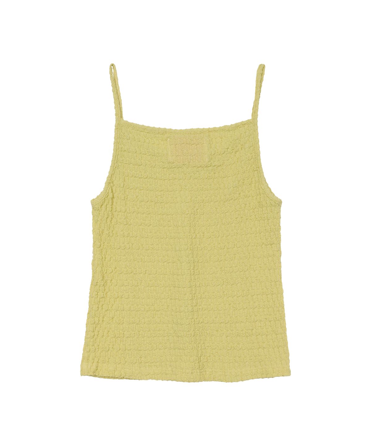 아메스 월드와이드(AMES-WORLDWIDE) WRINKLED CARDIGAN & SLEEVELESS SET-UP YELLOW