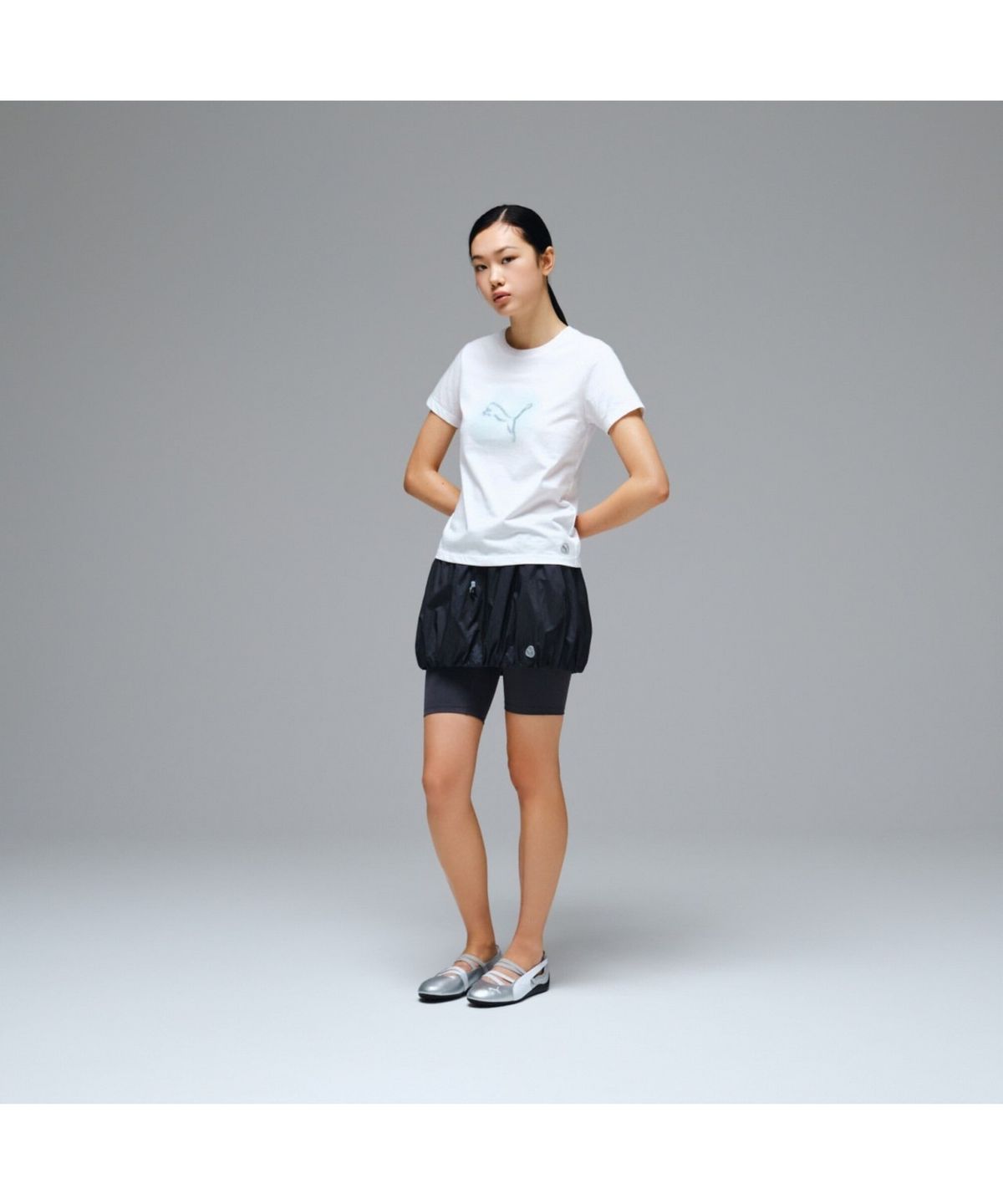 푸마(PUMA) 여성 캣 로고 반팔 티 W Cat Logo SST (52975401)
