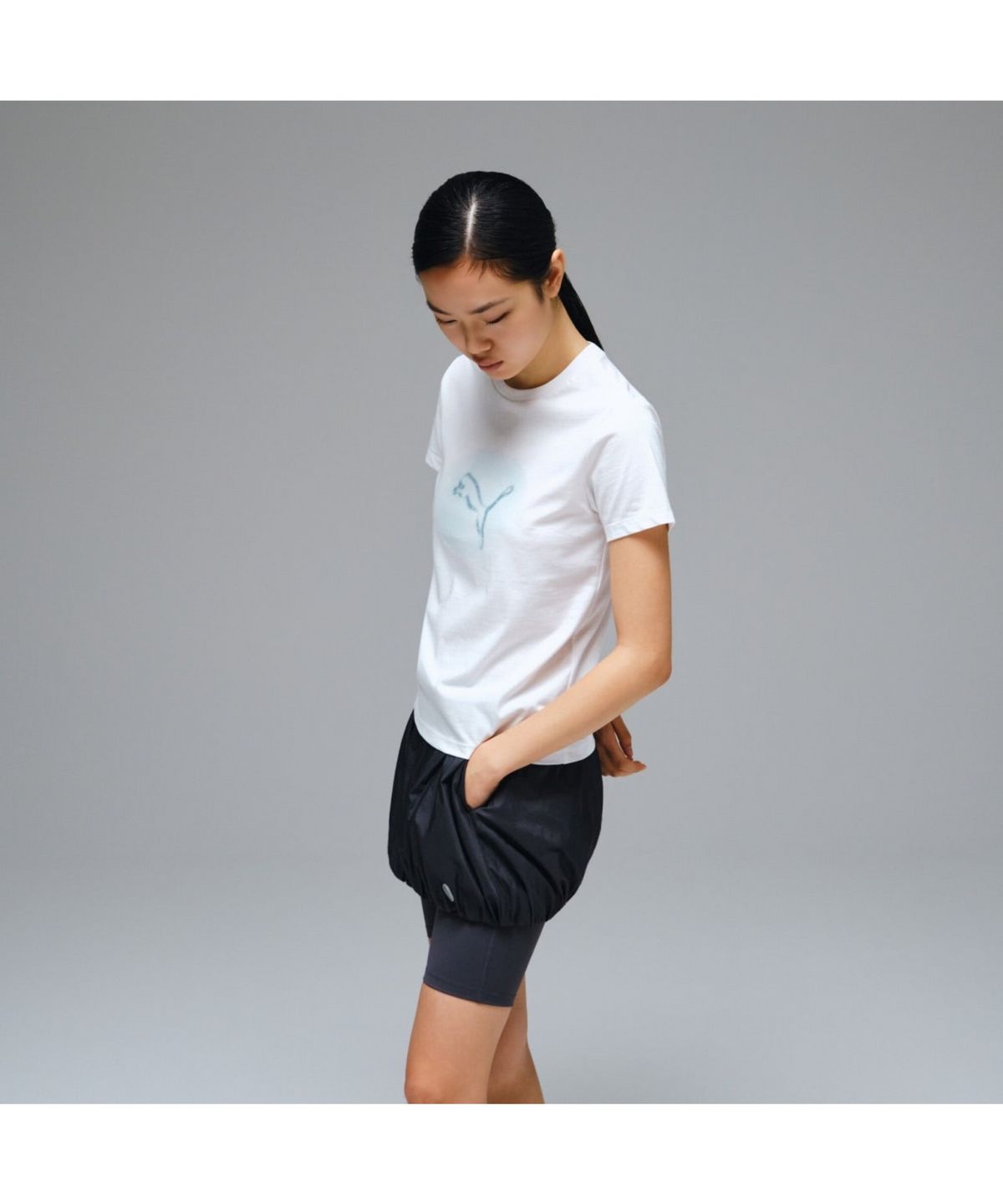 푸마(PUMA) 여성 캣 로고 반팔 티 W Cat Logo SST (52975401)