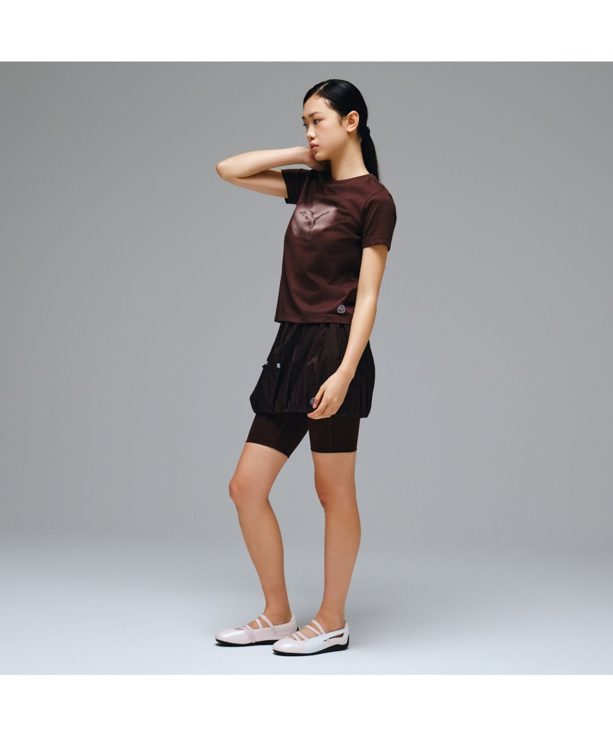 푸마(PUMA) 여성 캣 로고 반팔 티 W Cat Logo SST (52975402)