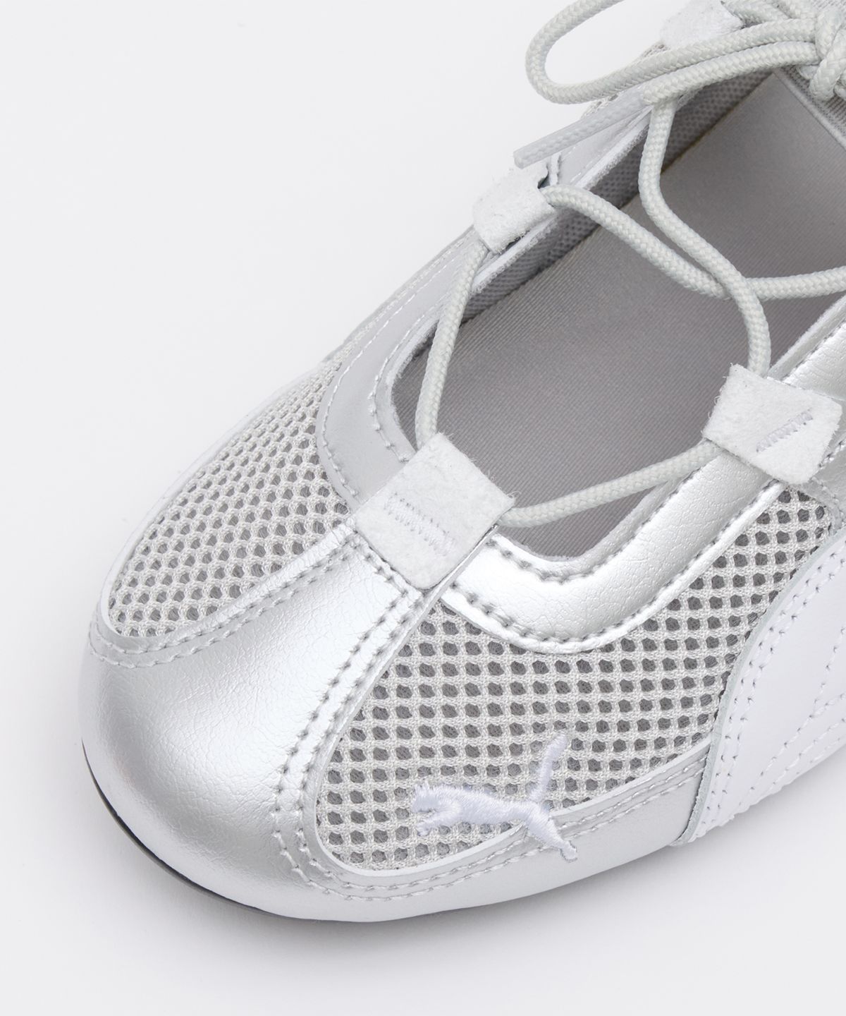 푸마(PUMA) 스피드캣 고 메탈릭 우먼스 - 실버:화이트 / 409183-01