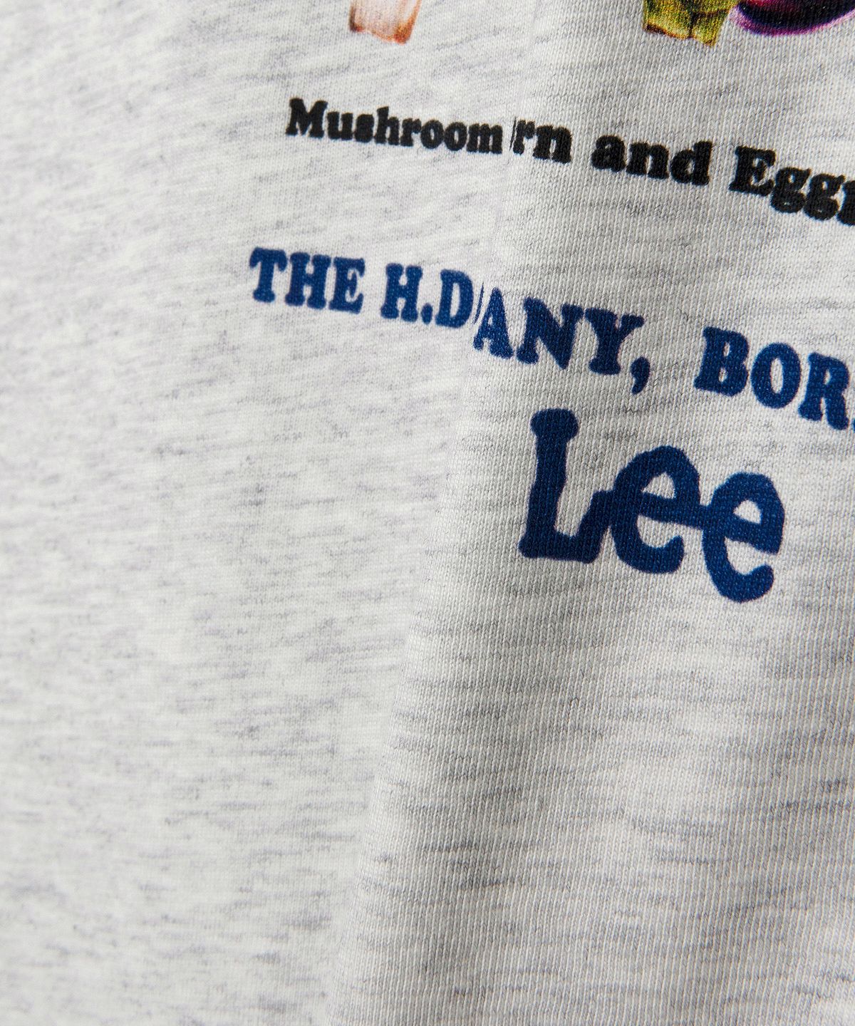 리(LEE) 우먼 베지터블 콜라주 티셔츠 라이트그레이