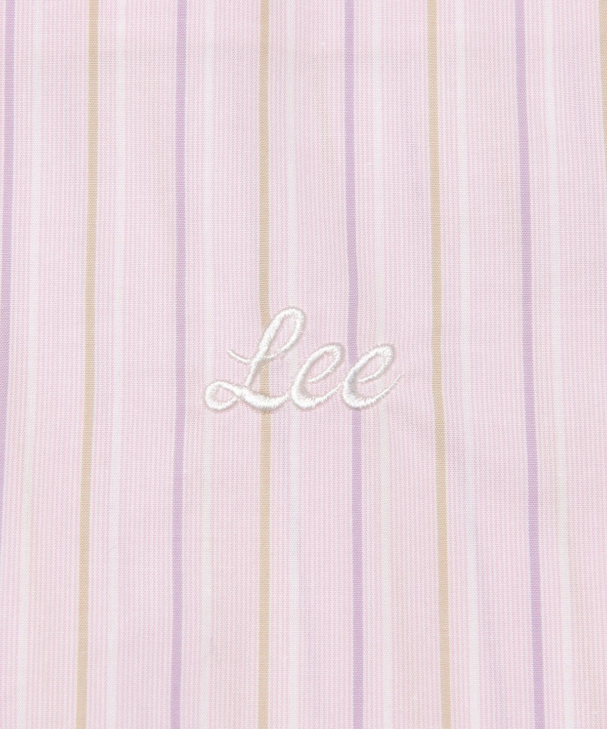 리(LEE) 우먼 릴랙스드 반팔 셔츠 핑크