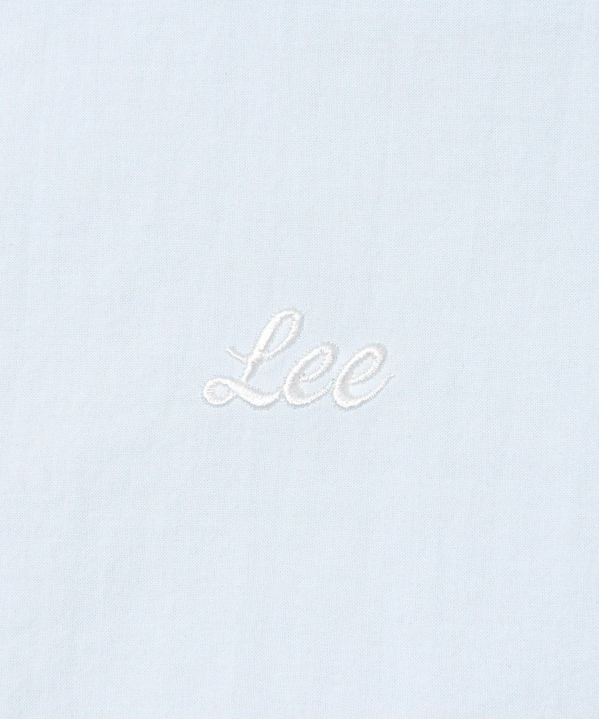 리(LEE) 우먼 릴랙스드 반팔 셔츠 라이트블루