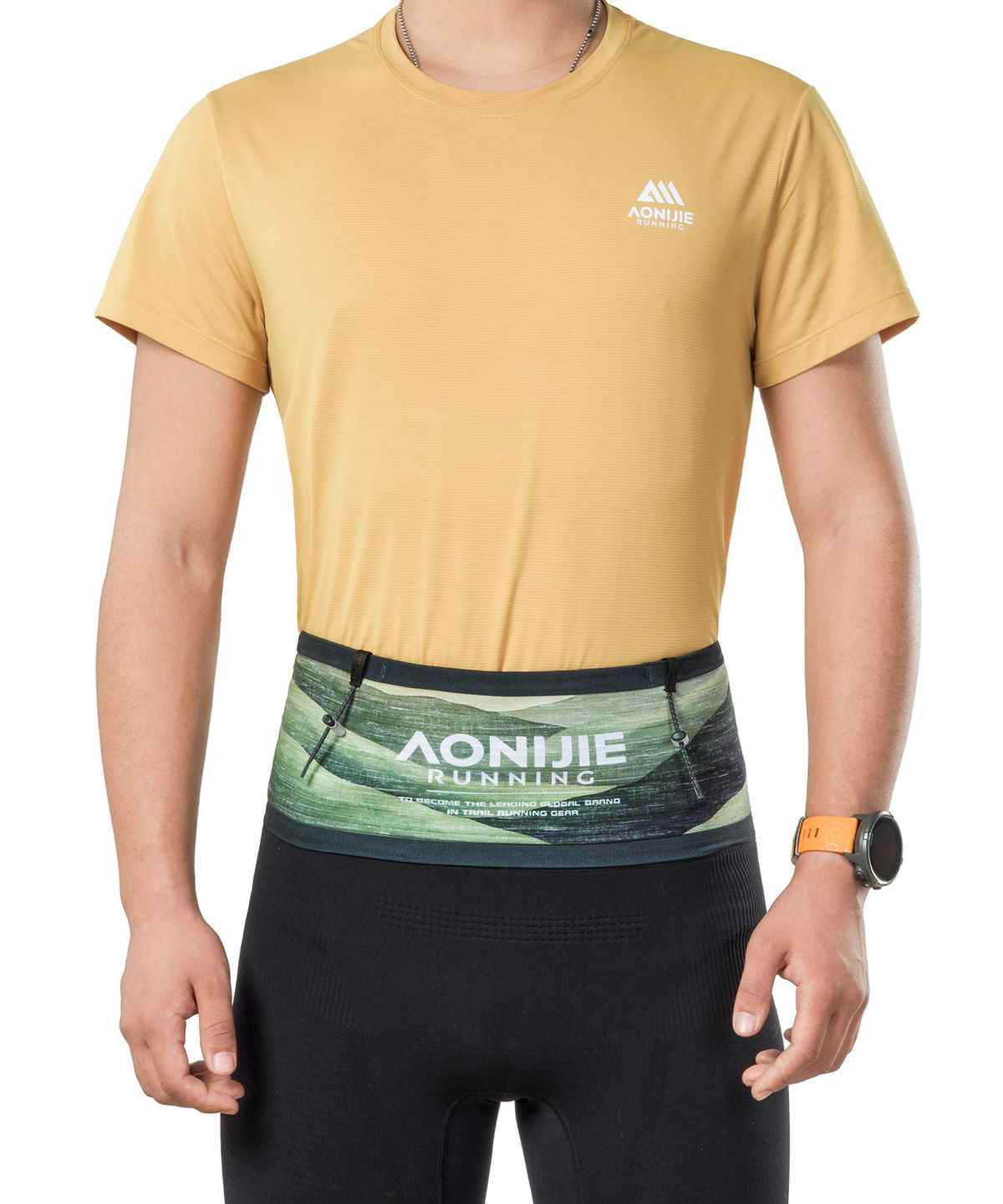 오니지(AONIJIE) 러닝벨트 클라우드 H45 (Green)