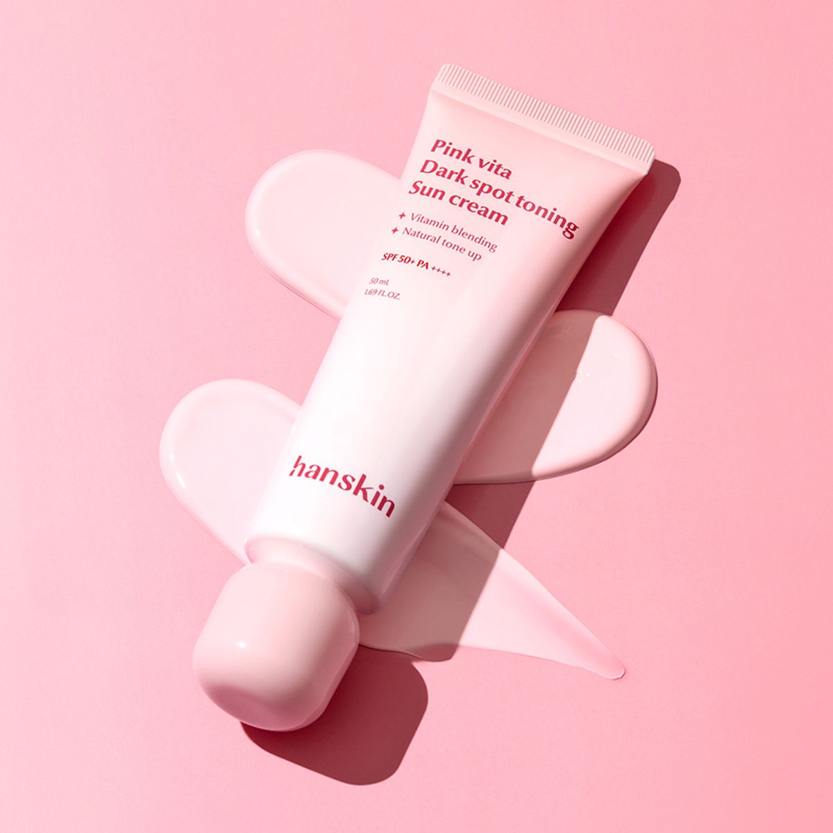 한스킨(HANSKIN) 핑크 비타 잡티 토닝 선크림 50ml