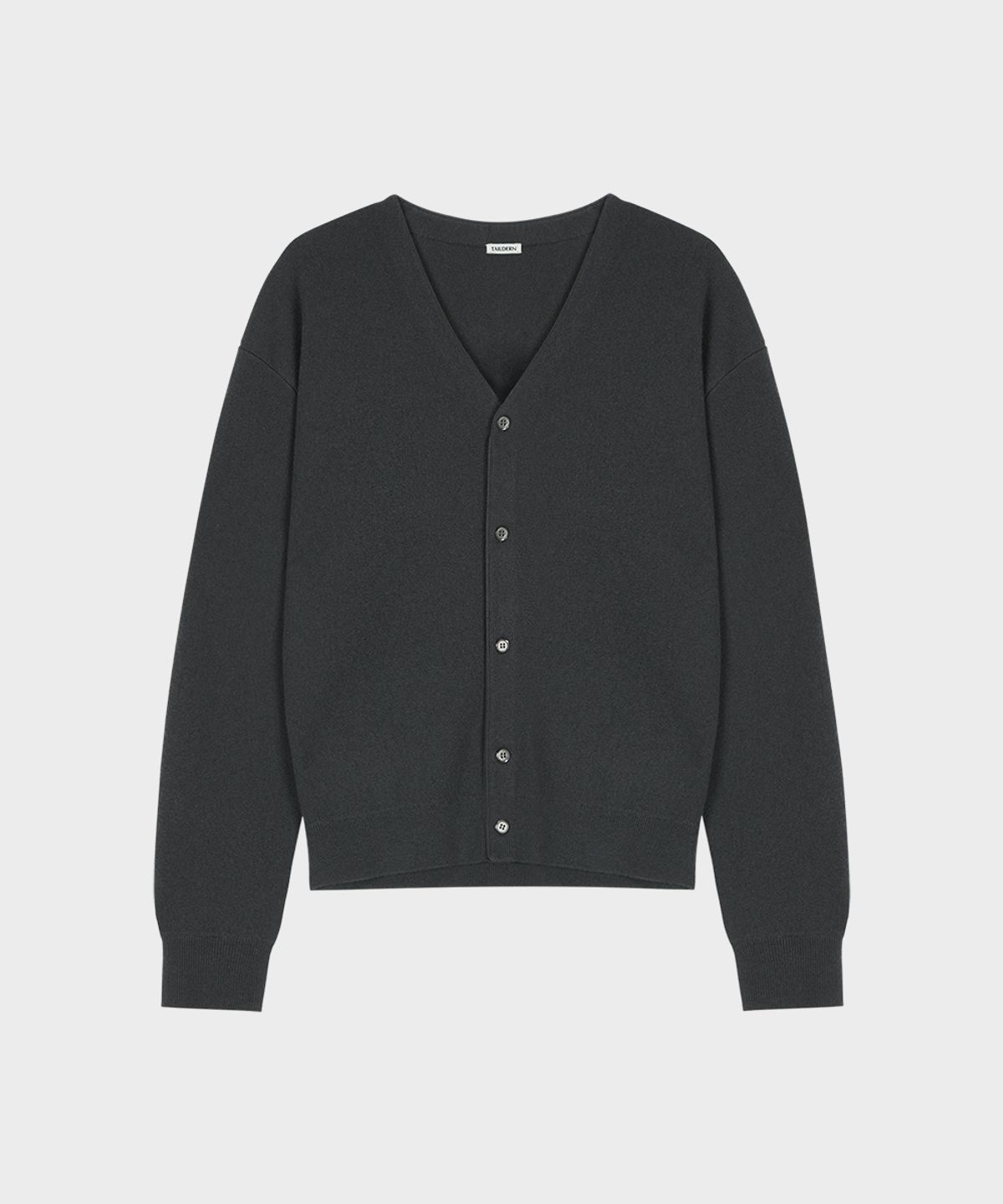 테일던(TAILDERN) Wool Cashmere V-neck Cardigan Grey