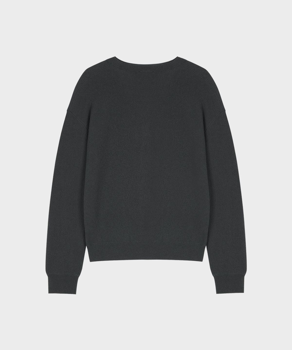 테일던(TAILDERN) Wool Cashmere V-neck Cardigan Grey