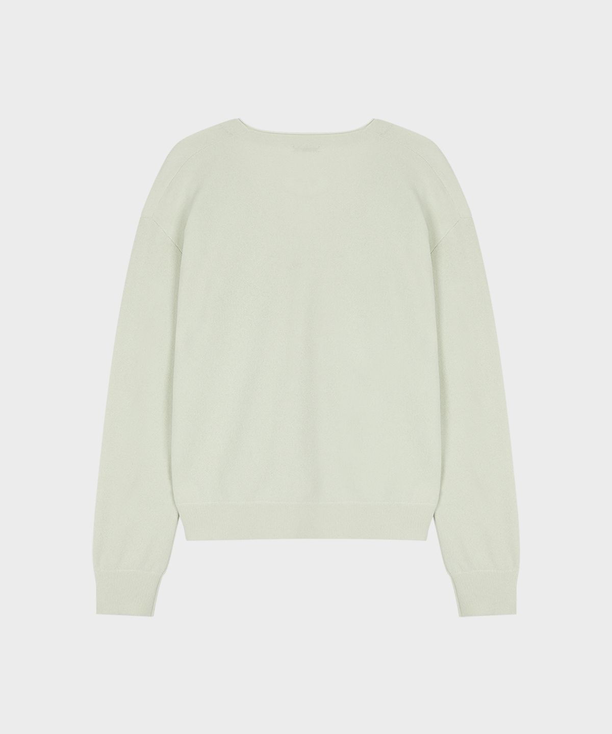 테일던(TAILDERN) Wool Cashmere V-neck Cardigan Mint