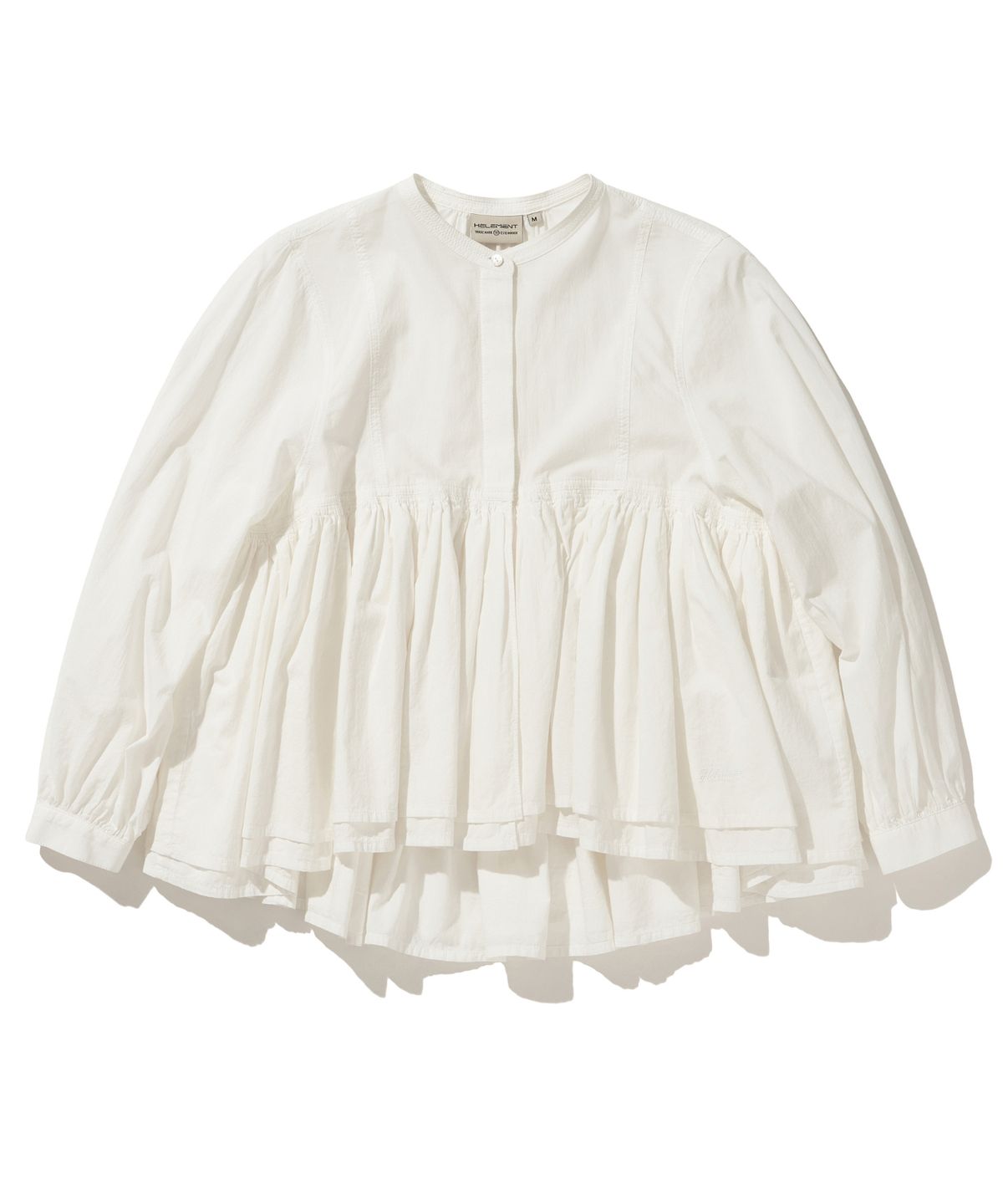 힐리먼트(HELEMENT) 여성 레이어 블룸 셔츠 (WHITE)