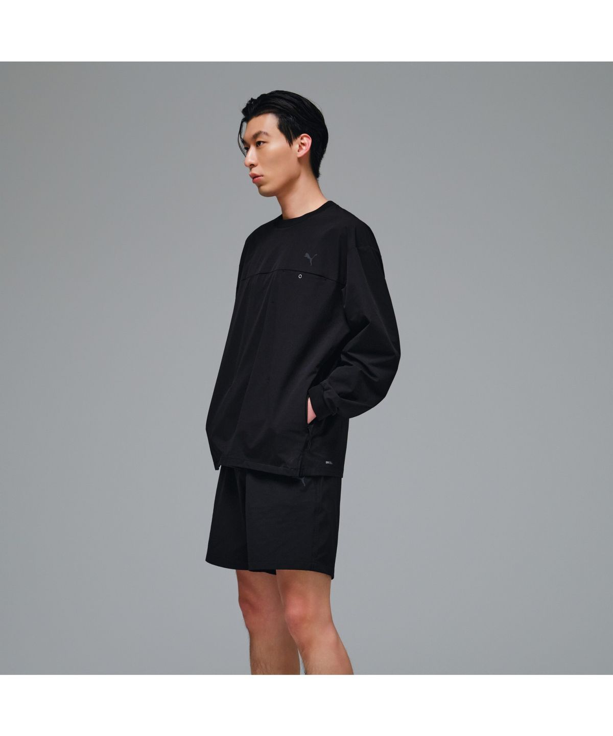 푸마(PUMA) 남성 프리미엄 베이직 우븐 크루 M Premium Basic Woven Crew (52975301)