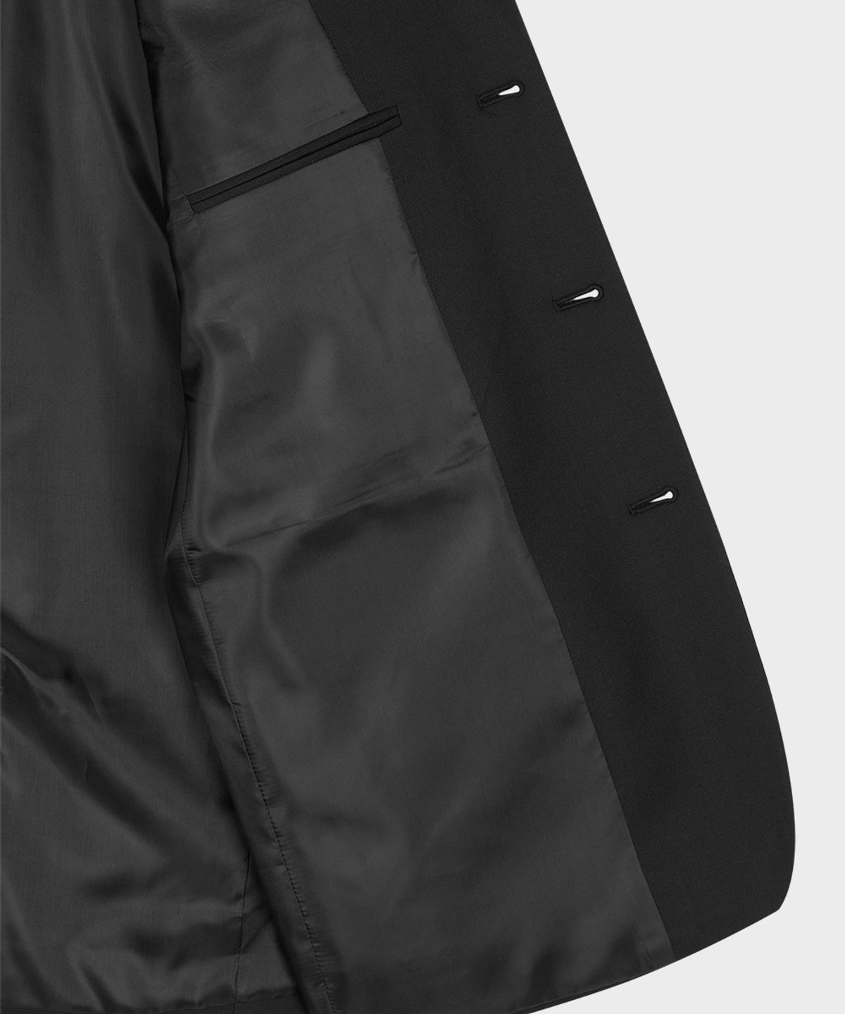 테일던(TAILDERN) 3 Button Tailored Jacket Black