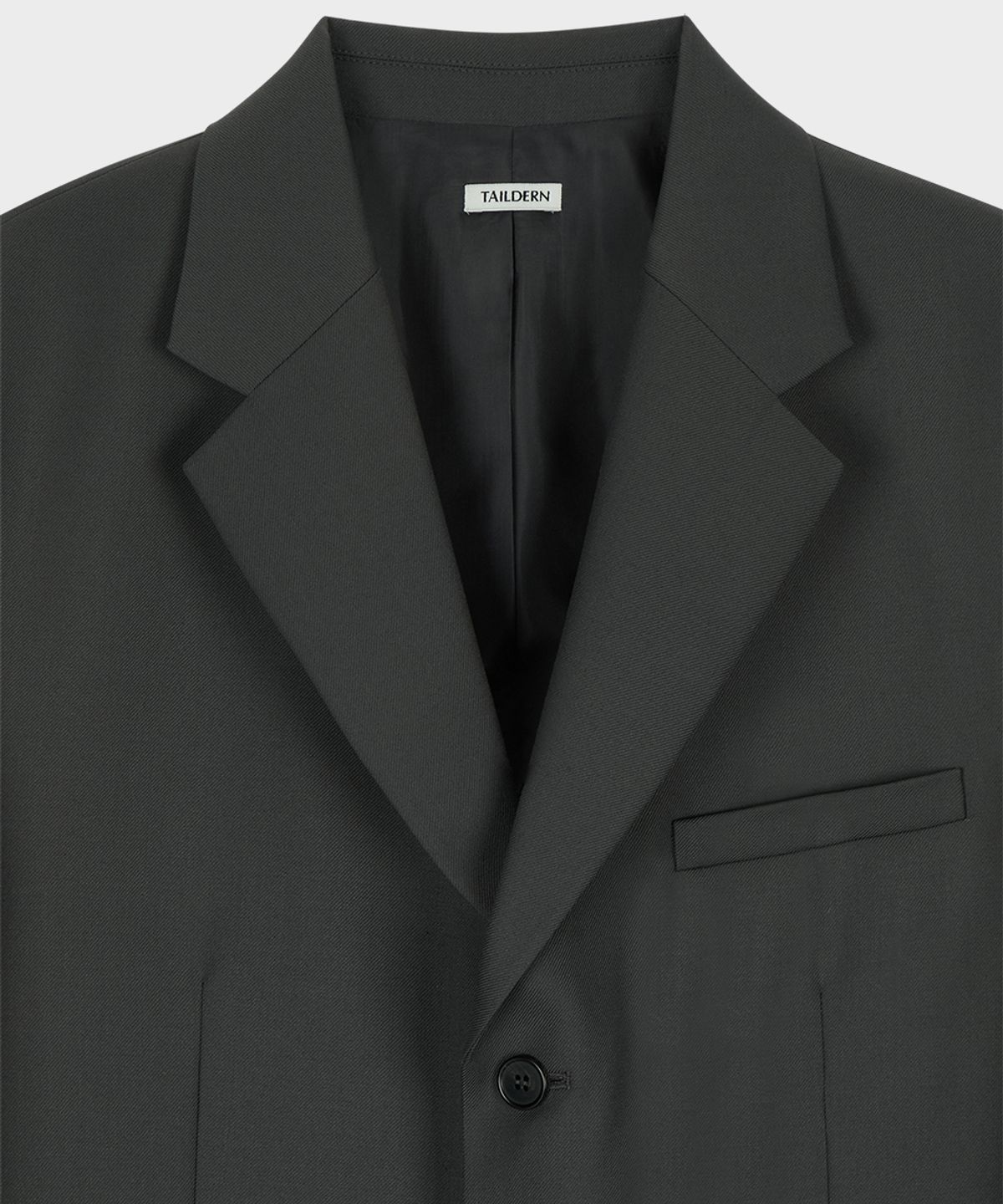 테일던(TAILDERN) 3 Button Tailored Jacket Grey