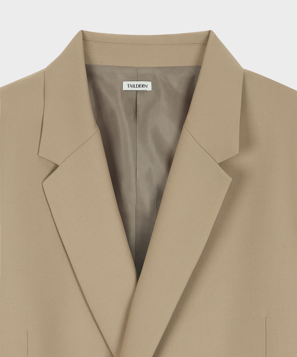 테일던(TAILDERN) Oversized Double Breasted Jacket Beige