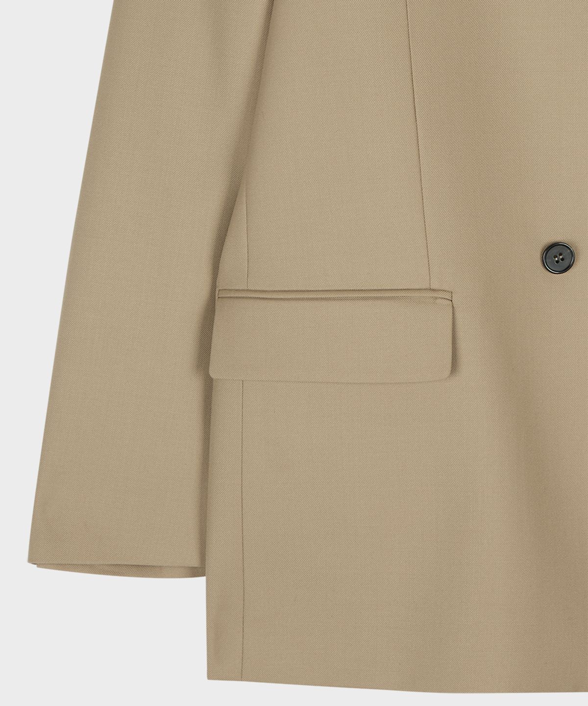테일던(TAILDERN) Oversized Double Breasted Jacket Beige