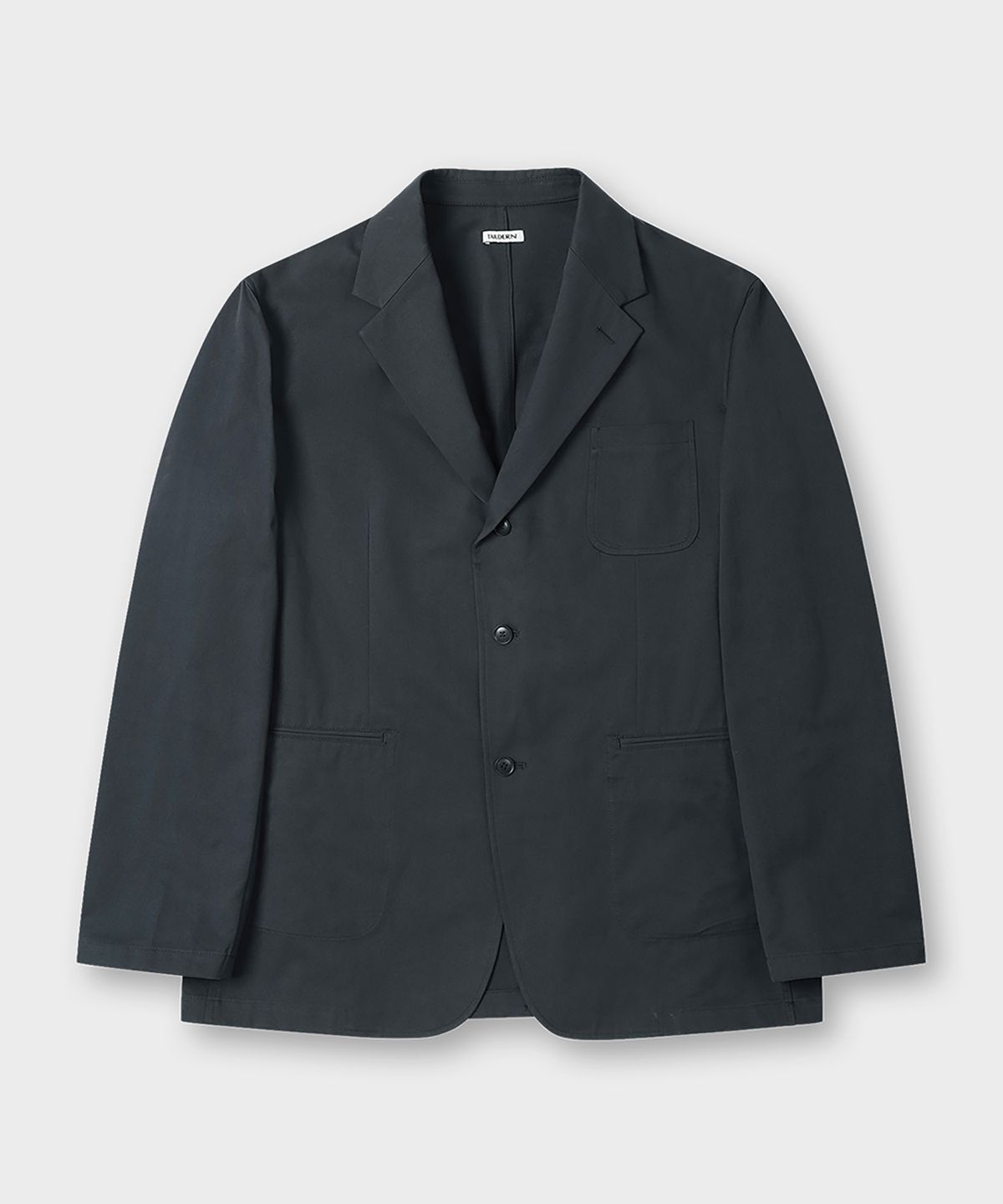 테일던(TAILDERN) Light Weight cotton Tailored Jacket Charcoal