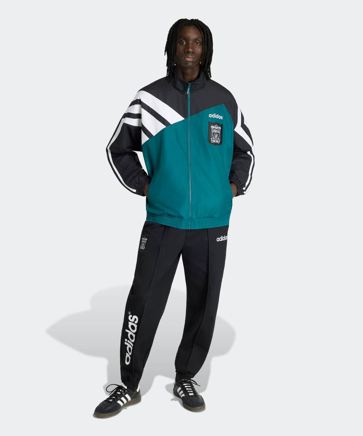 아디다스(ADIDAS) 리버풀 FC 트랙탑 95 - 그린:블랙 / KA8094