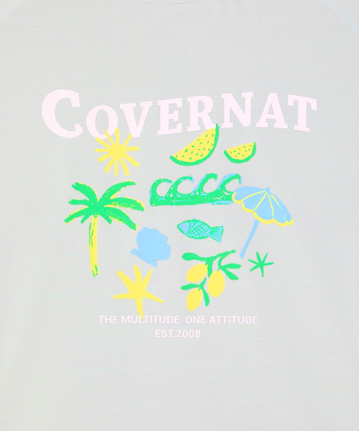 커버낫 키즈(COVERNAT KIDS) 아일랜드써머 래쉬가드 롱슬리브 민트 CK2602RG61MI