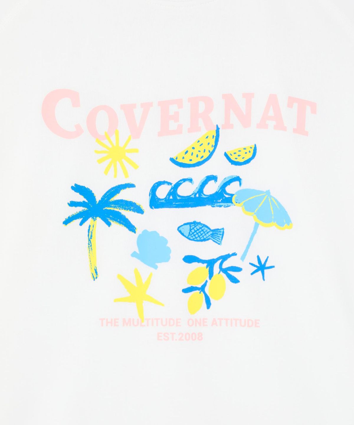 커버낫 키즈(COVERNAT KIDS) 아일랜드써머 래쉬가드 롱슬리브 아이보리 CK2602RG61IV