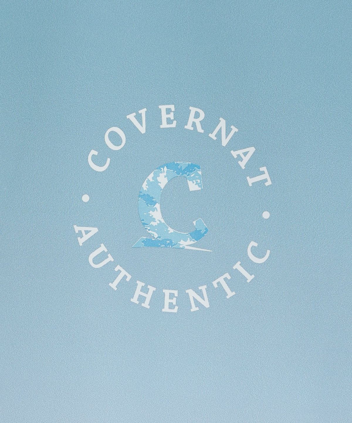 커버낫 키즈(COVERNAT KIDS) 호라이즌 패턴로고 래쉬가드 블루 CK2602RG04BL