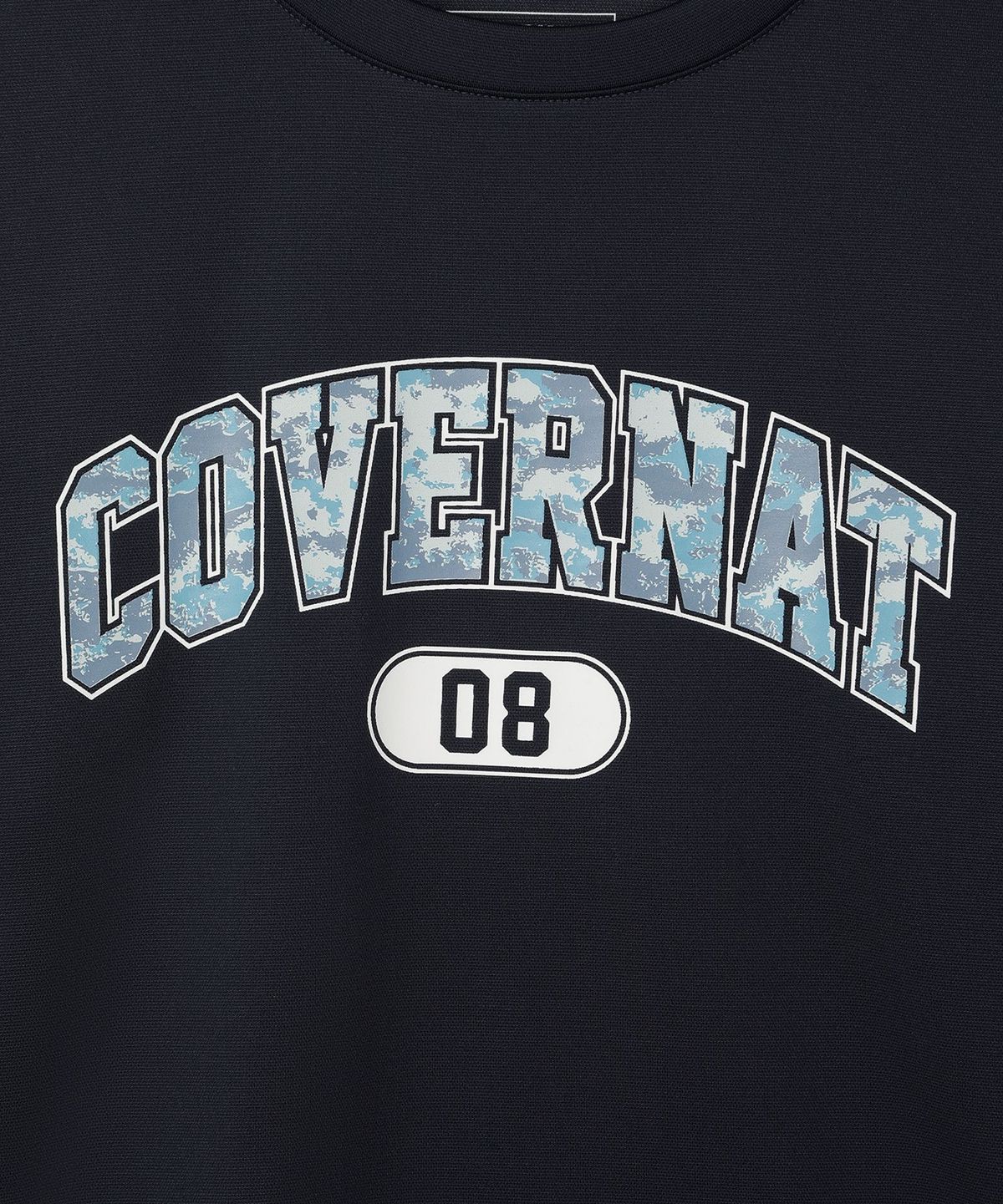 커버낫 키즈(COVERNAT KIDS) 패턴 아치로고 래쉬가드 네이비 CK2602RG02NA