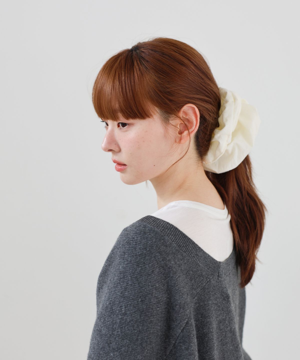 도넛바이닐샵(DONUTVINYLSHOP) puff scrunchie (3colors)