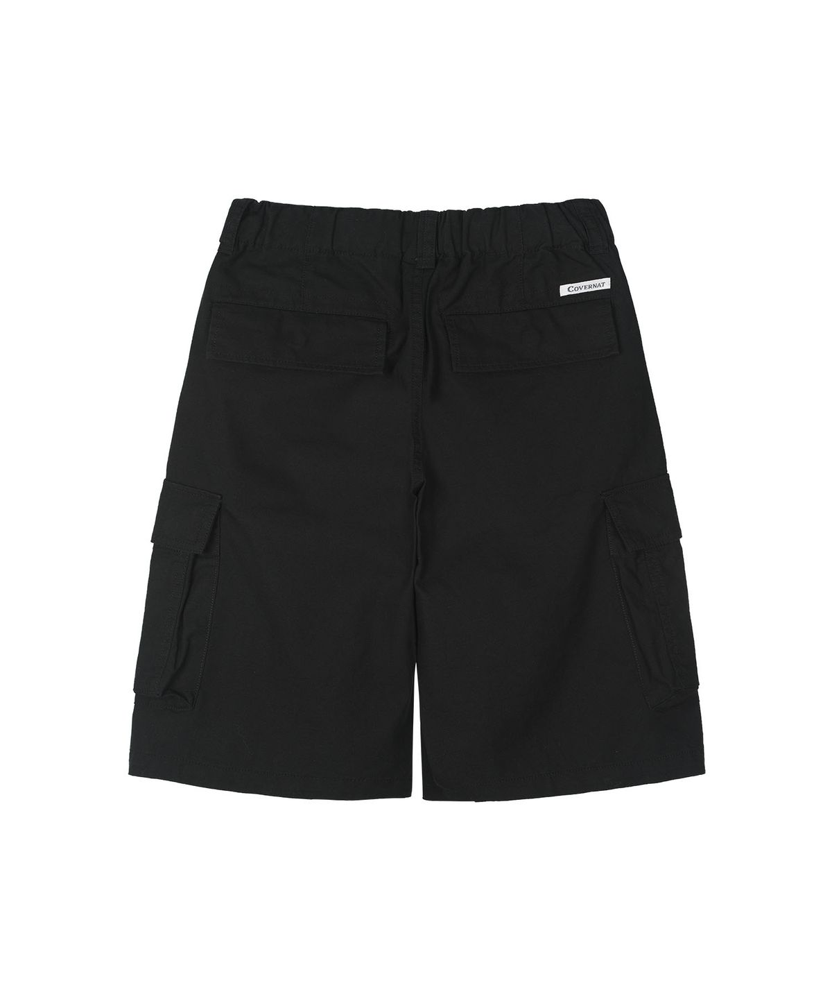 커버낫 키즈(COVERNAT KIDS) 카고 버뮤다 우븐팬츠 블랙 CK2602SO43BK