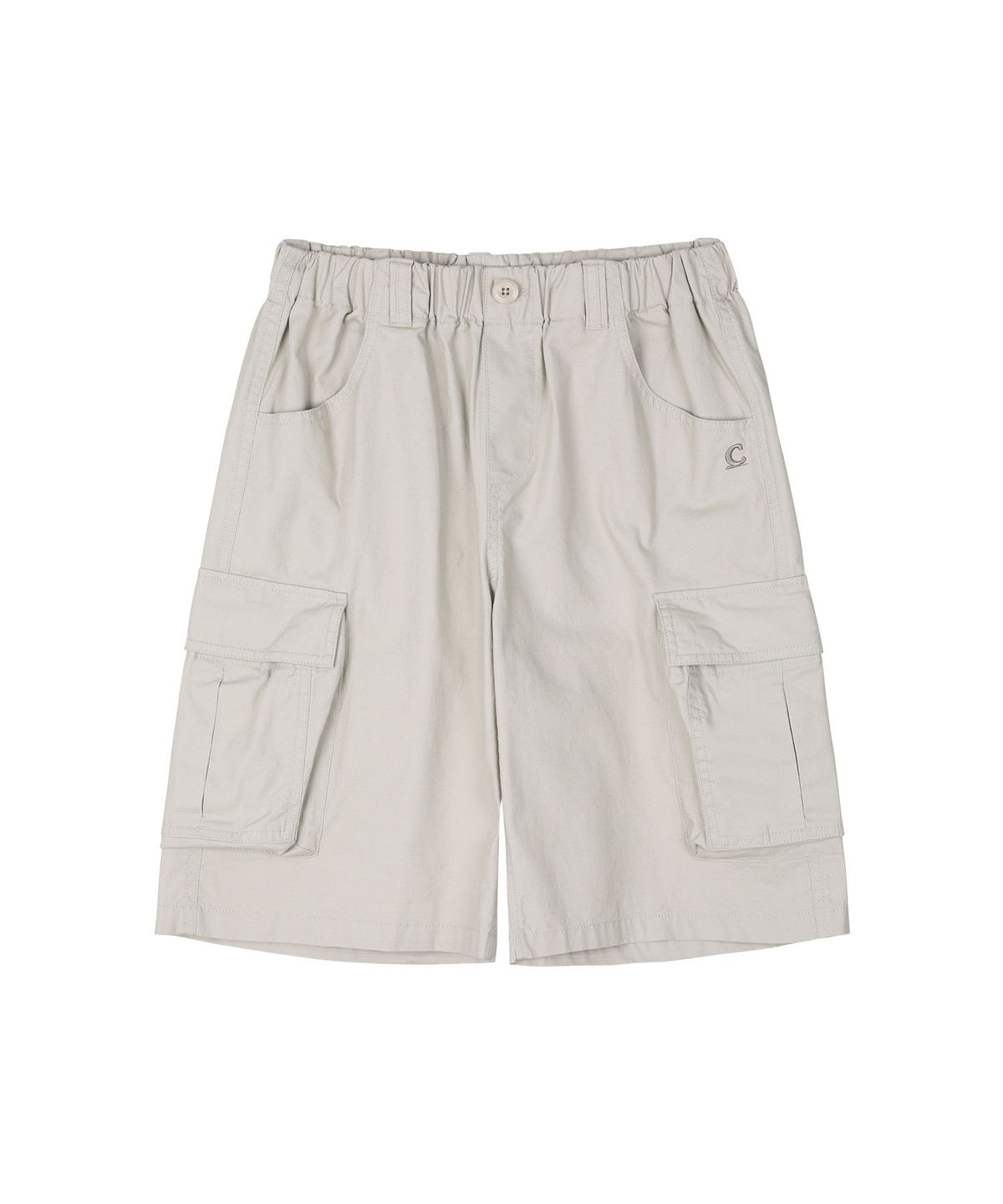 커버낫 키즈(COVERNAT KIDS) 카고 버뮤다 우븐팬츠 베이지 CK2602SO43BE