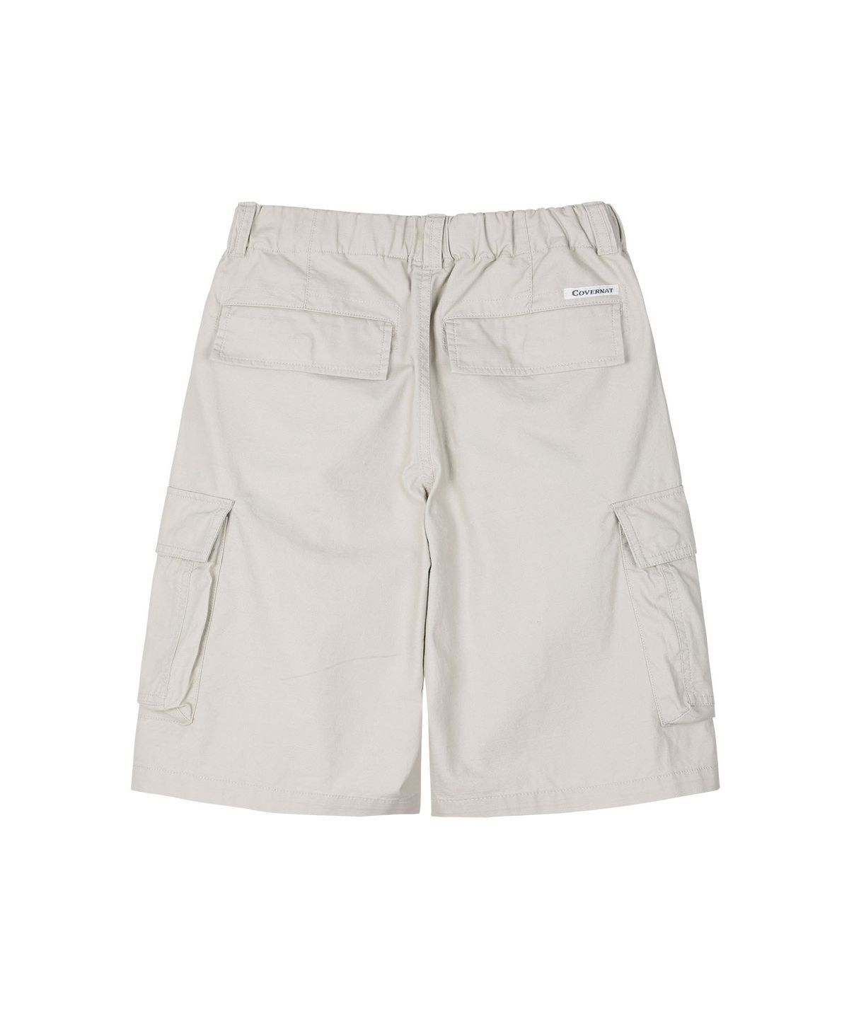 커버낫 키즈(COVERNAT KIDS) 카고 버뮤다 우븐팬츠 베이지 CK2602SO43BE