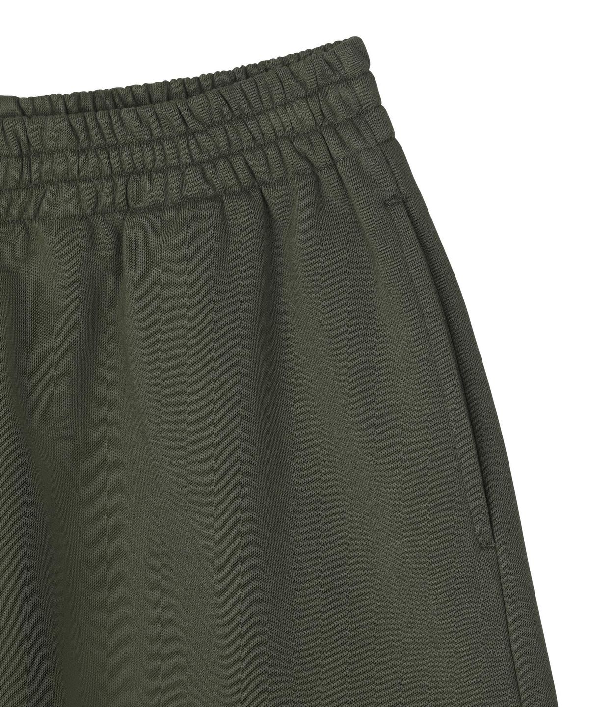 커버낫 키즈(COVERNAT KIDS) 워드마크 카고 버뮤다 스웻팬츠 올리브 CK2602JS10OL