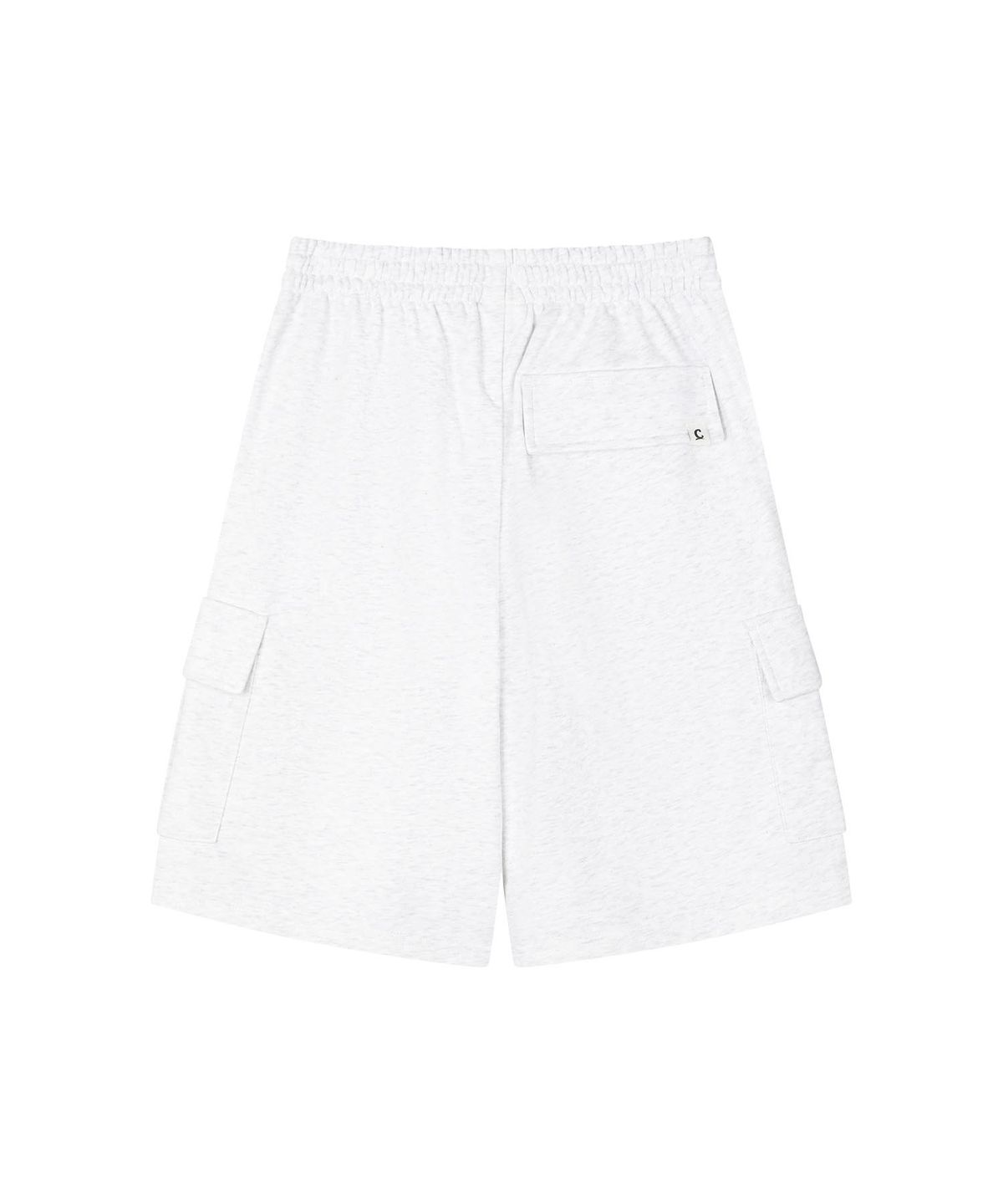 커버낫 키즈(COVERNAT KIDS) 워드마크 카고 버뮤다 스웻팬츠 헤더 그레이 CK2602JS10HG