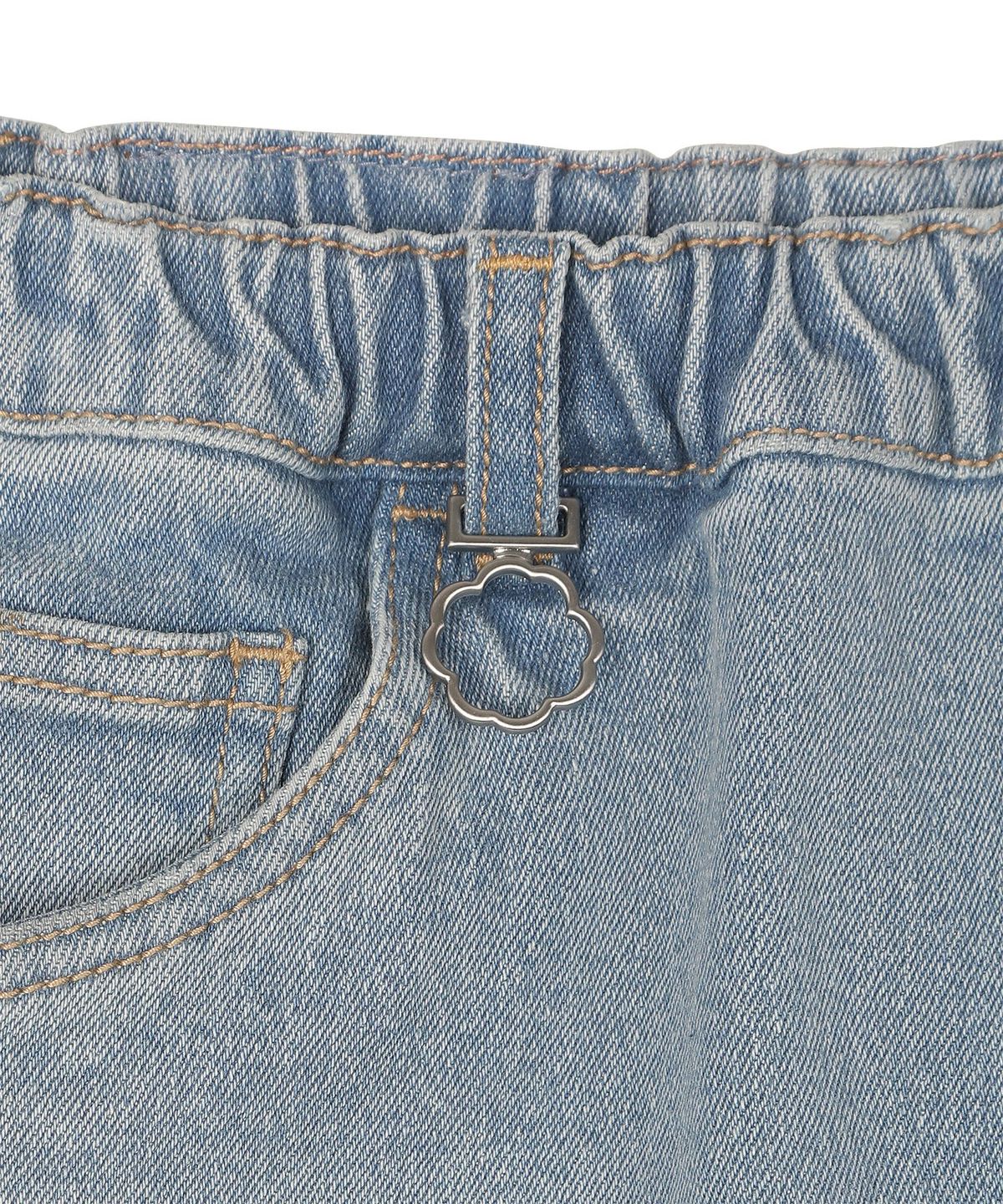 커버낫 키즈(COVERNAT KIDS) 쿠퍼로고 데님쇼츠 라이트블루 CK2602IS86LB