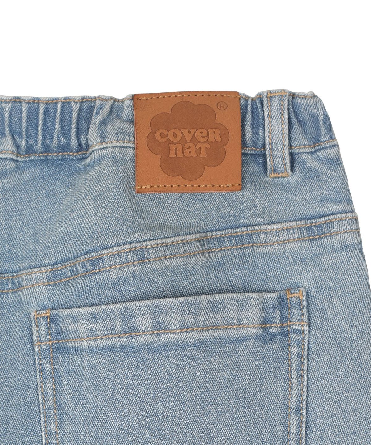 커버낫 키즈(COVERNAT KIDS) 쿠퍼로고 데님쇼츠 라이트블루 CK2602IS86LB