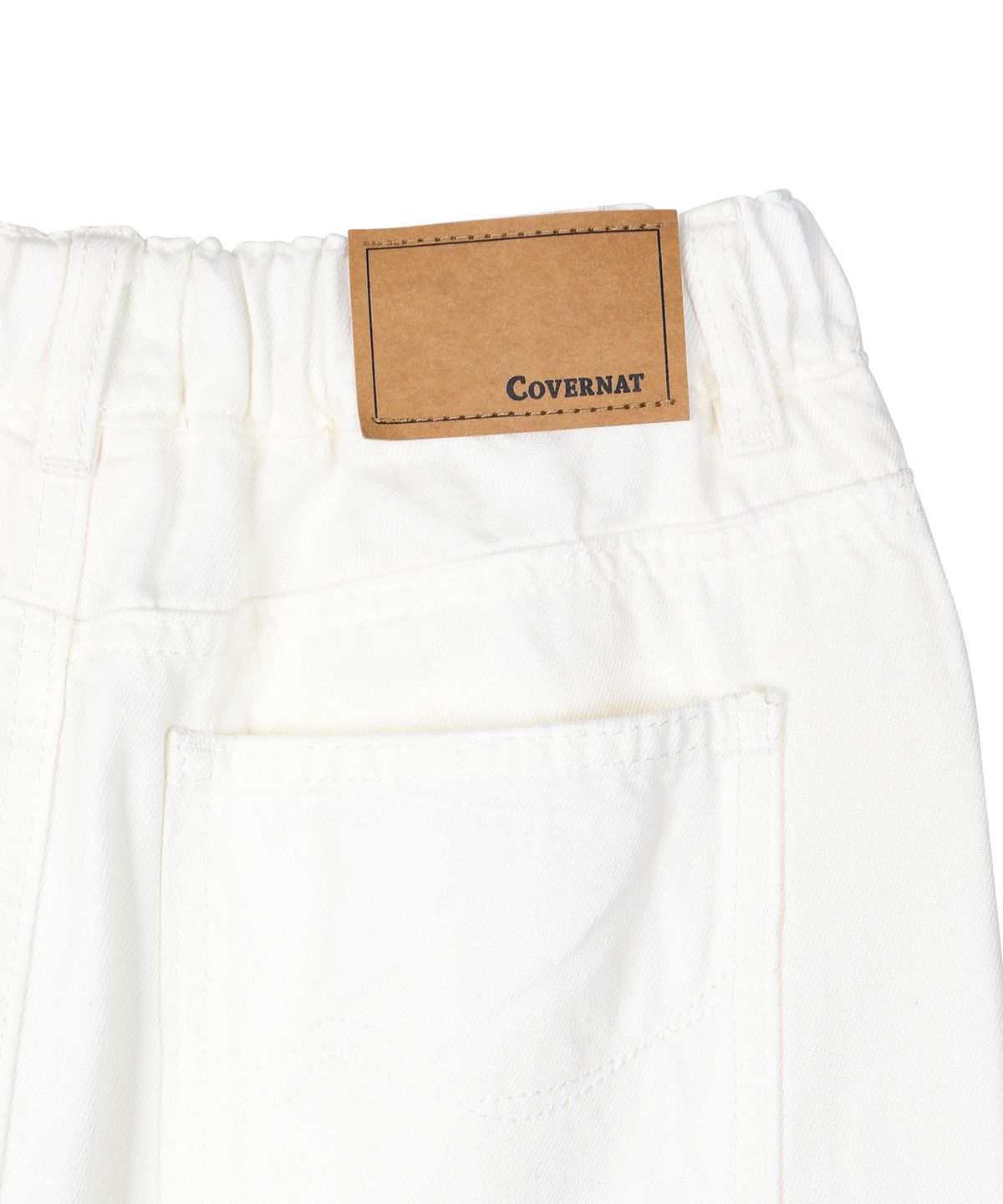 커버낫 키즈(COVERNAT KIDS) 카펜더 5부 데님쇼츠 화이트 CK2602IS41WH