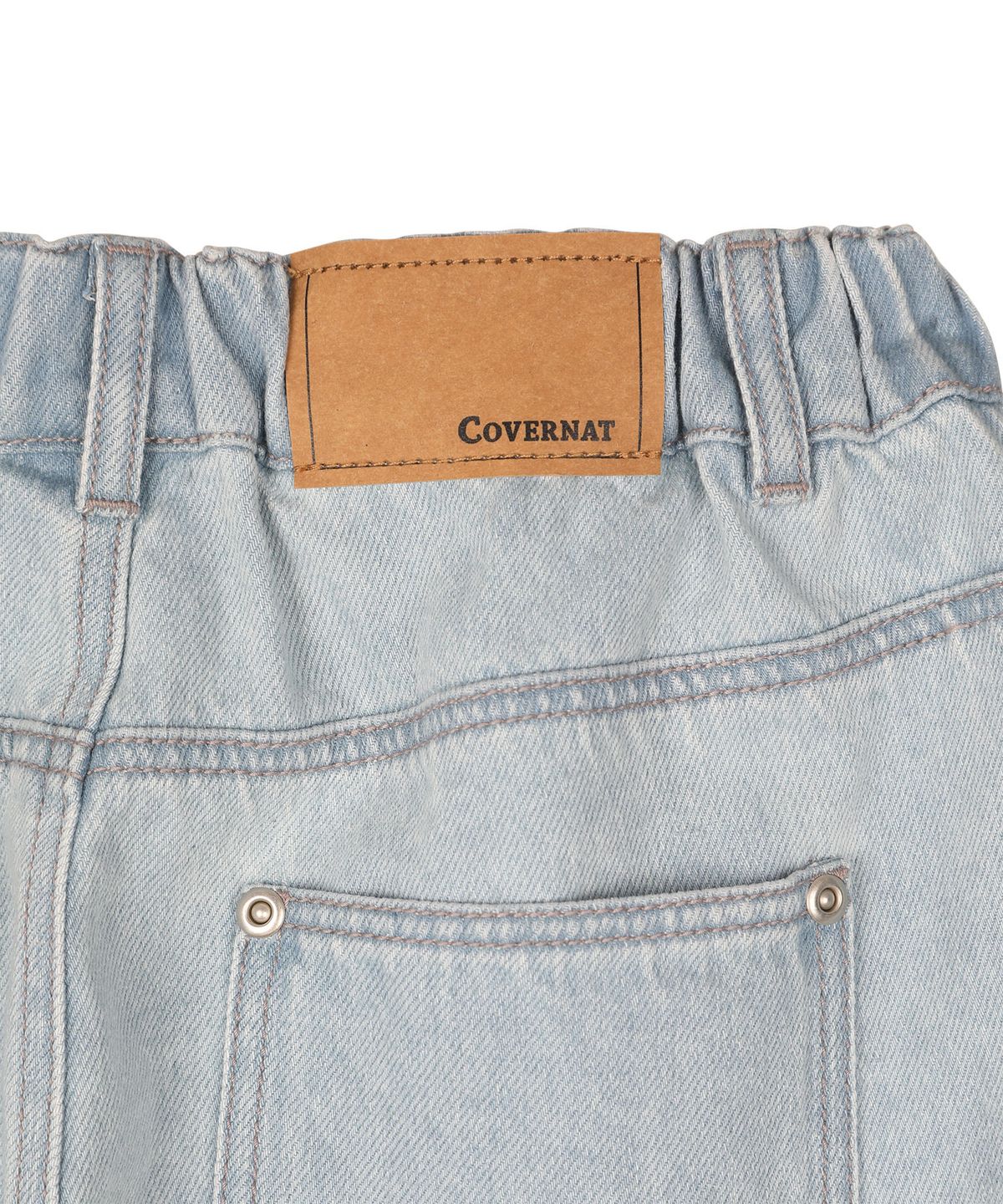 커버낫 키즈(COVERNAT KIDS) 카펜더 버뮤다 데님팬츠 라이트 블루 CK2602IS22LB