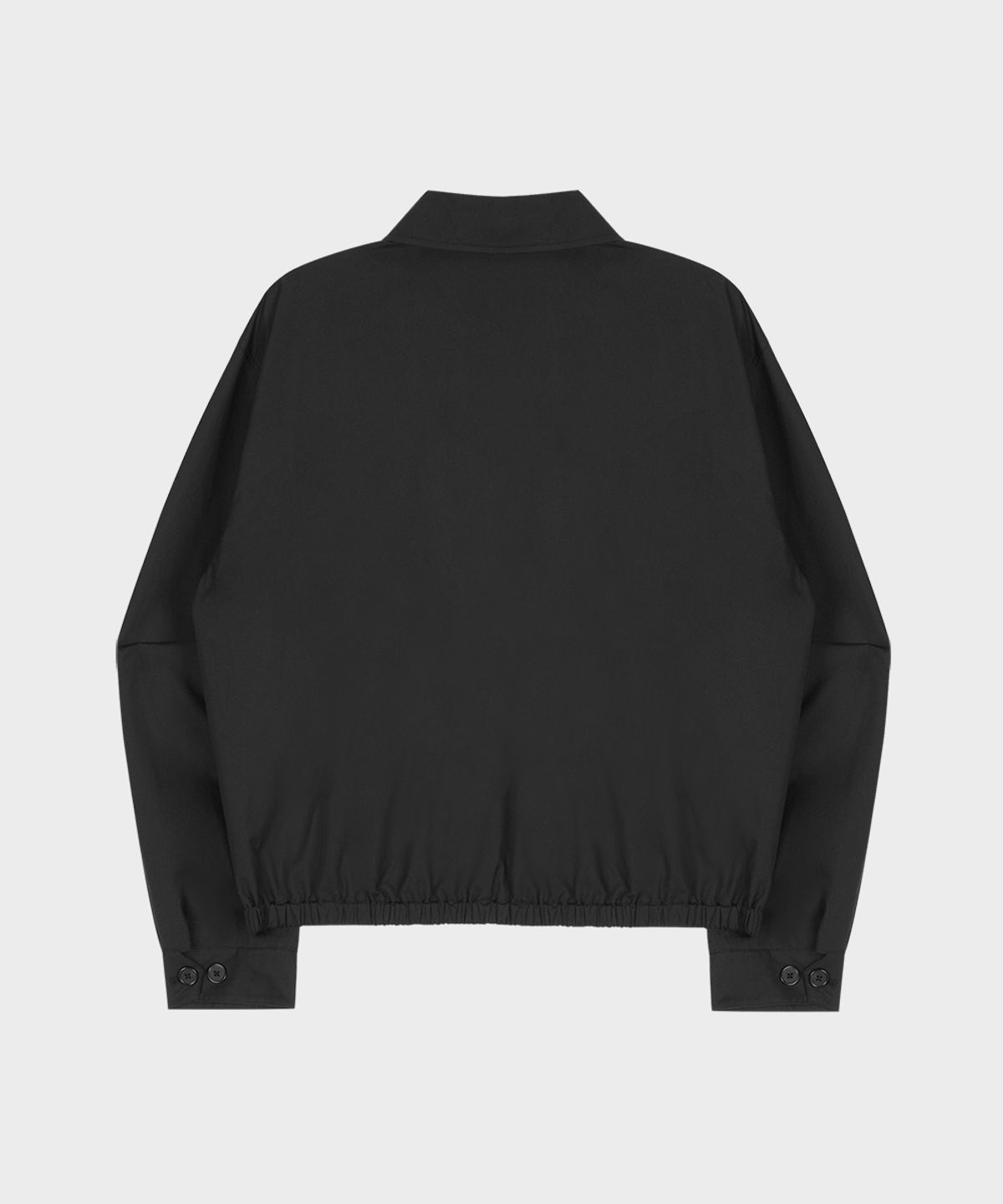 테일던(TAILDERN) High Density Cotton Harrington Jacket Black