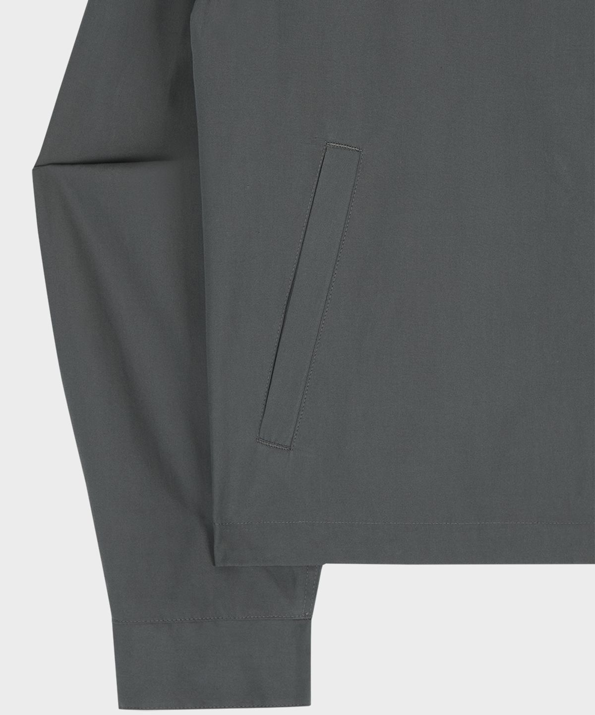 테일던(TAILDERN) High Density Cotton Harrington Jacket Grey