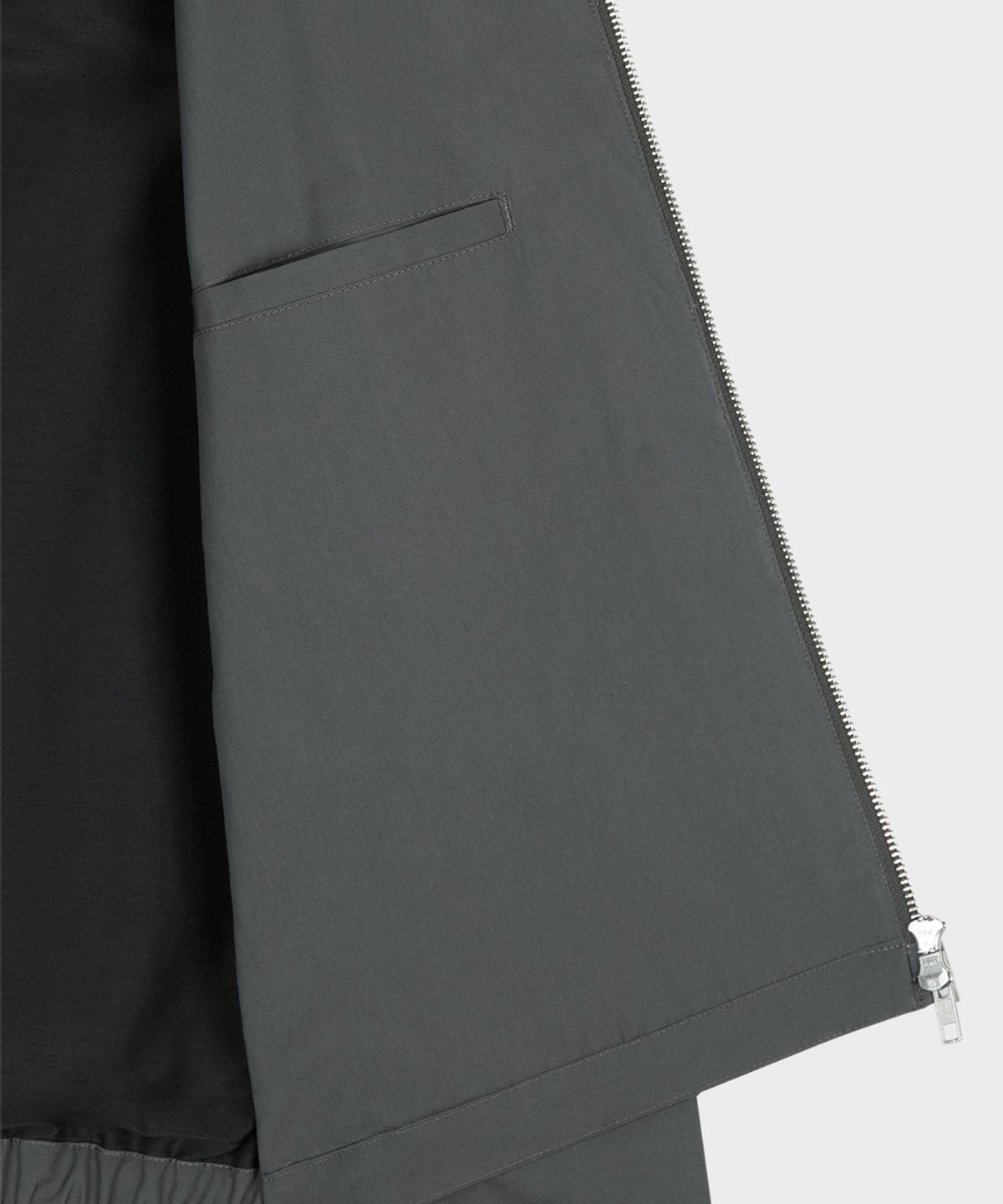 테일던(TAILDERN) High Density Cotton Harrington Jacket Grey